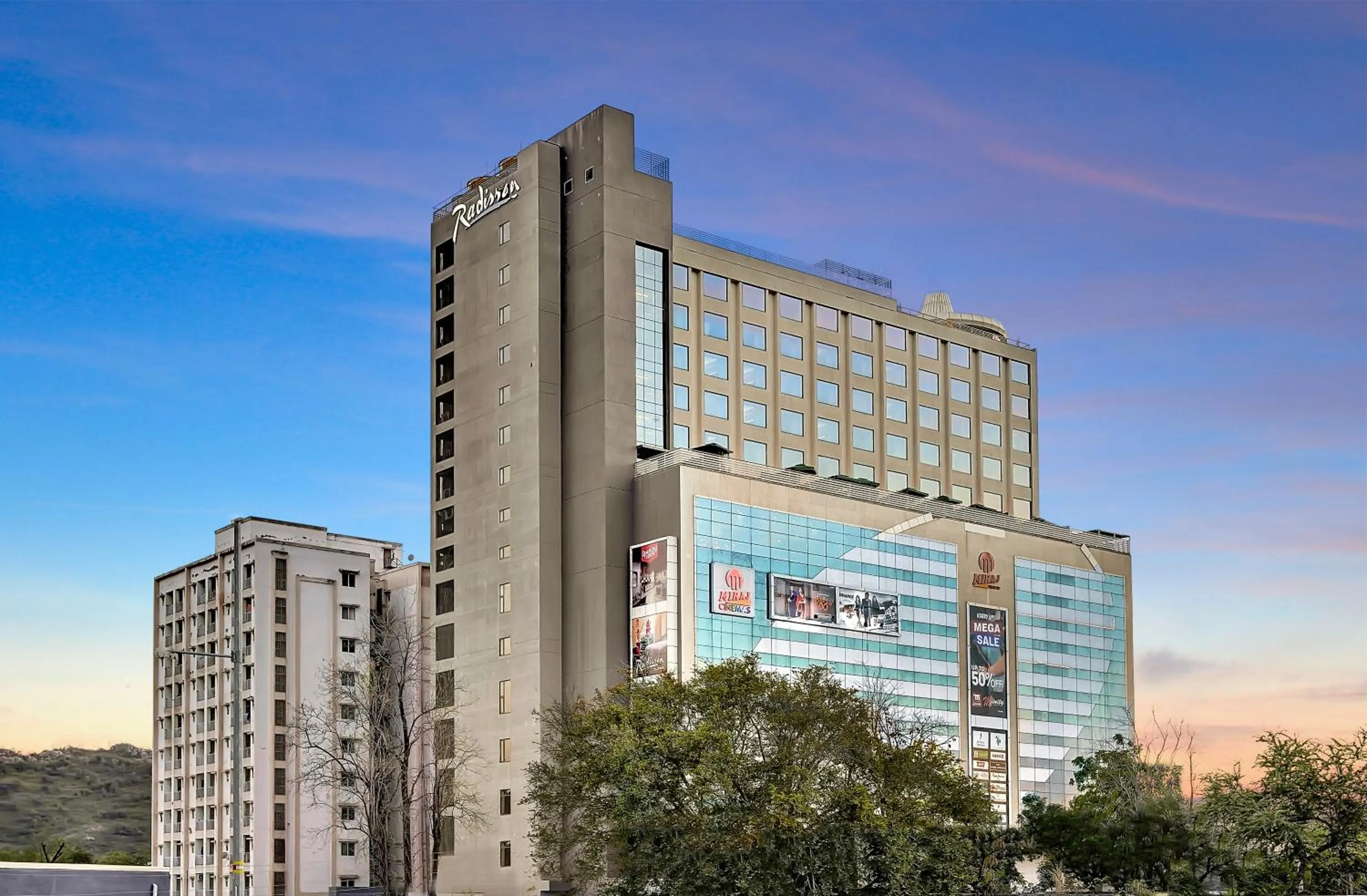 Property building in Radisson Hotel Nathdwara