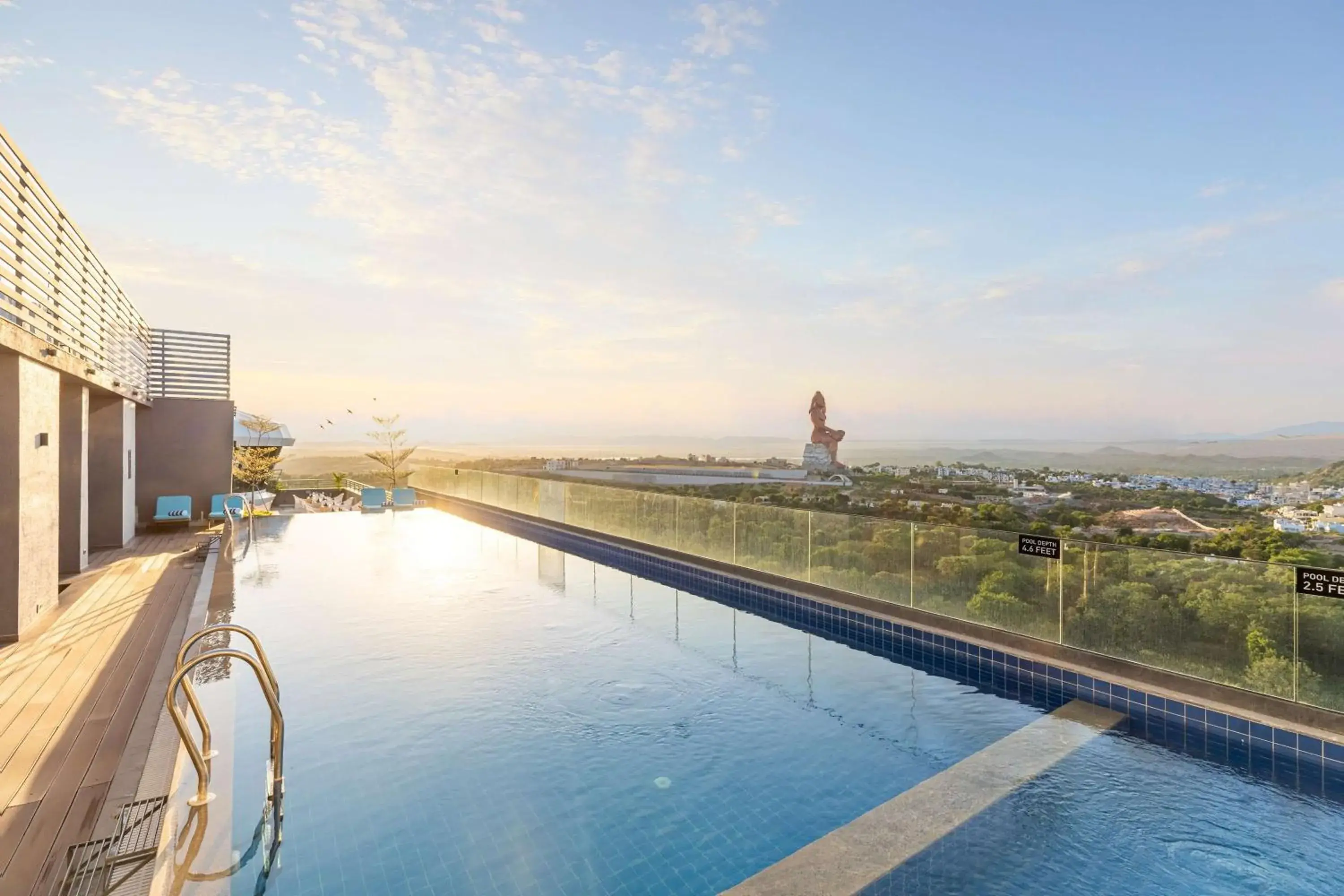 Pool view in Radisson Hotel Nathdwara Pool view in Radisson Hotel Nathdwara