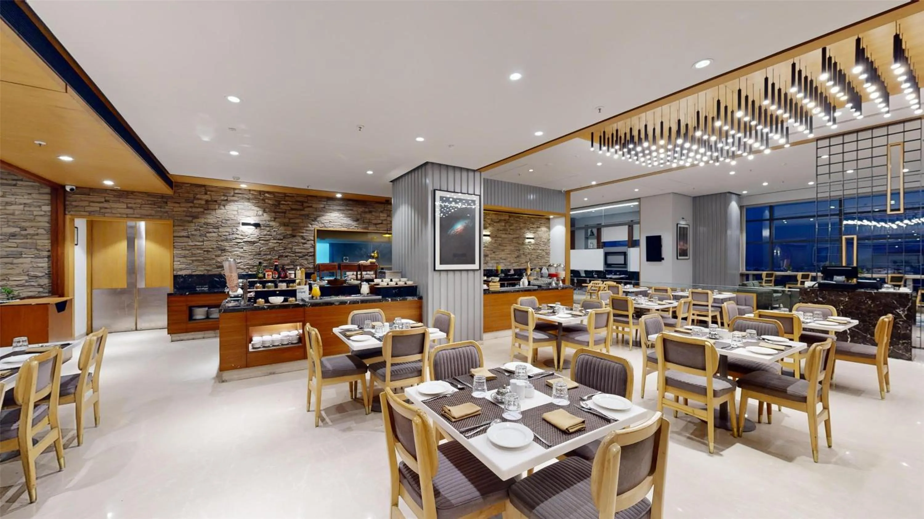 Breakfast in Radisson Hotel Nathdwara