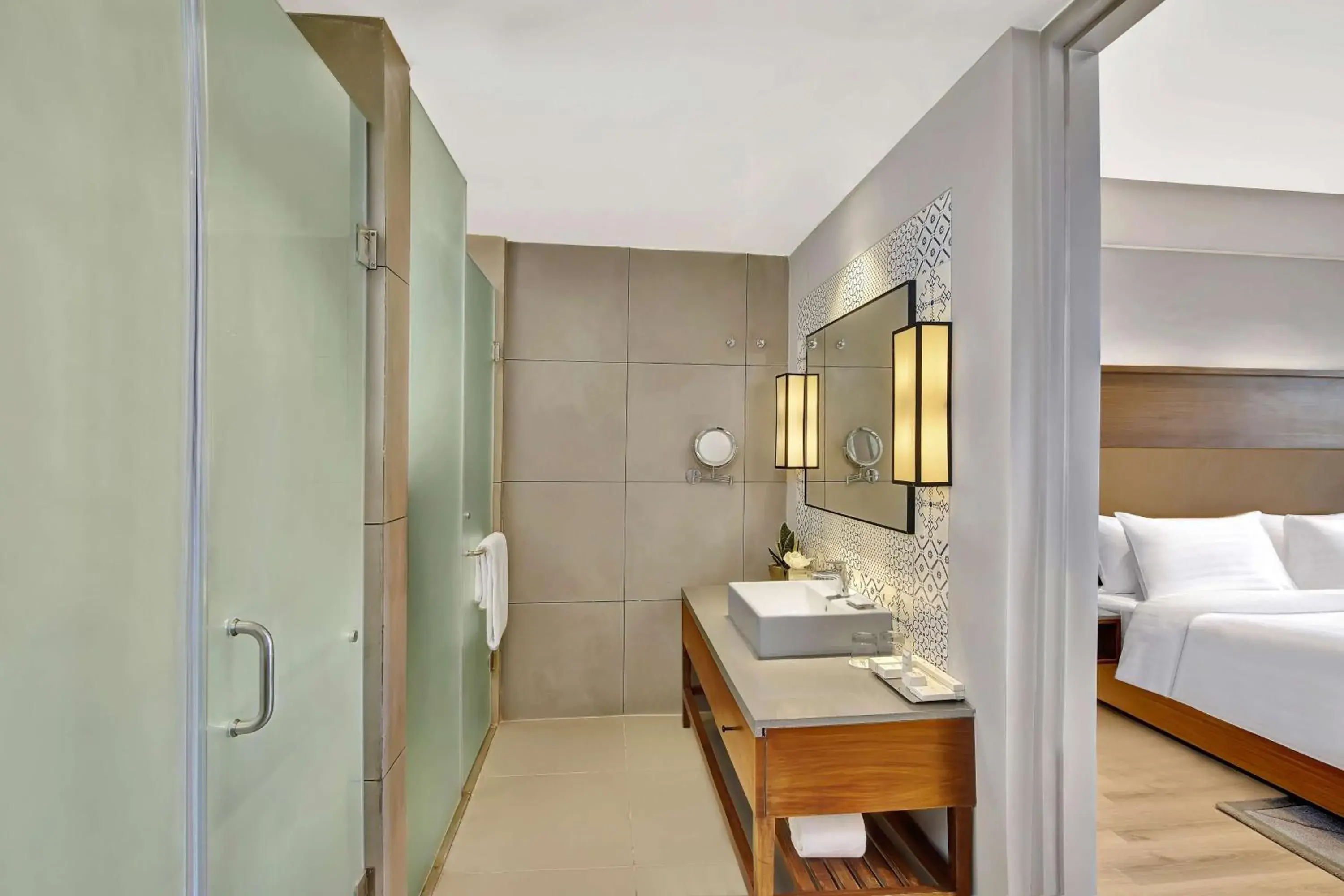 Toilet, Bed in Radisson Hotel Nathdwara Toilet, Bed in Radisson Hotel Nathdwara