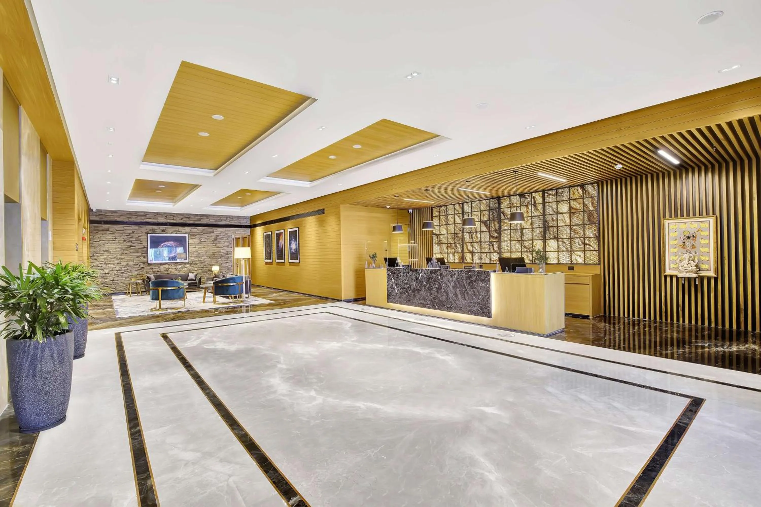 Lobby or reception in Radisson Hotel Nathdwara