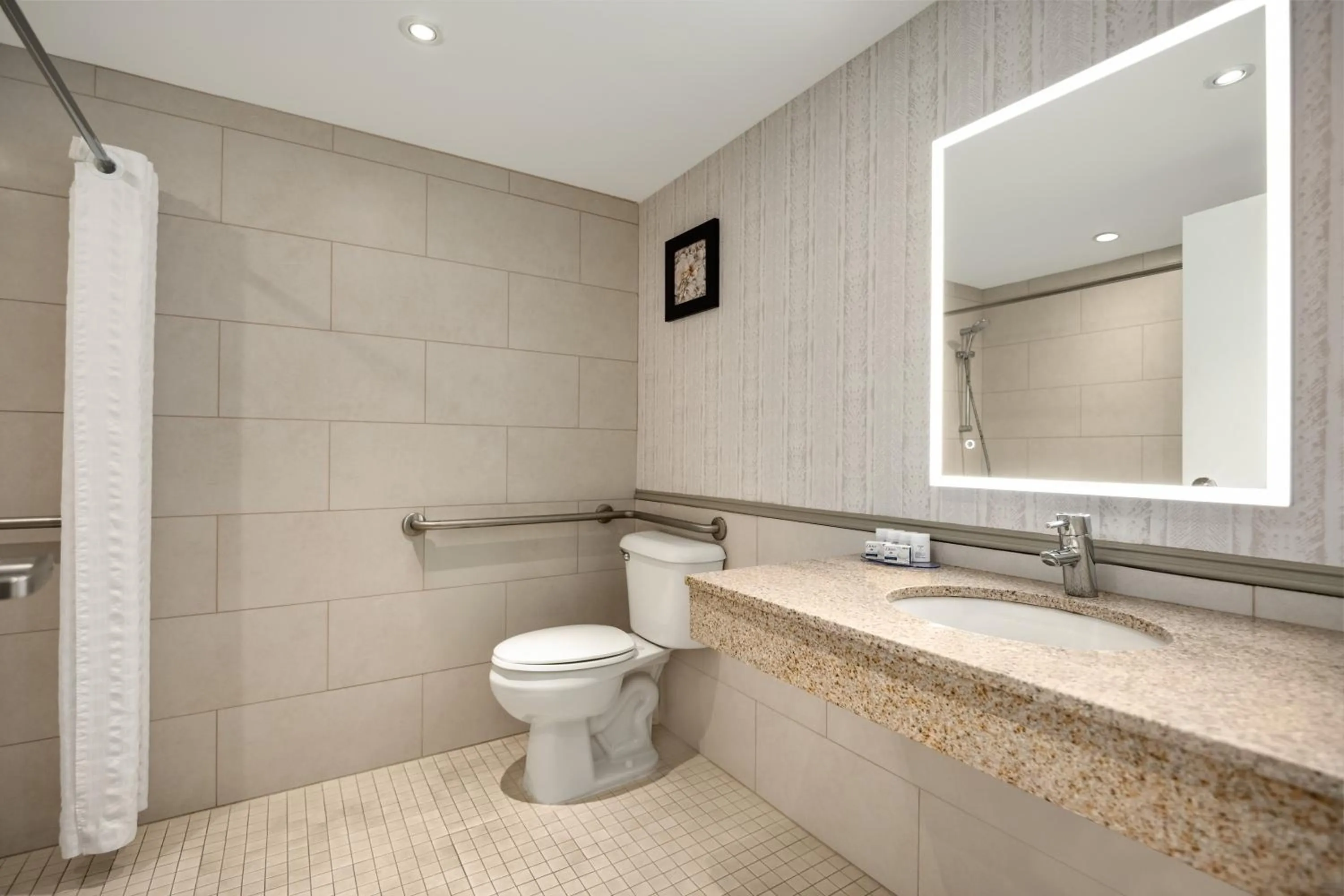 Bathroom in Radisson Hotel Montreal Airport