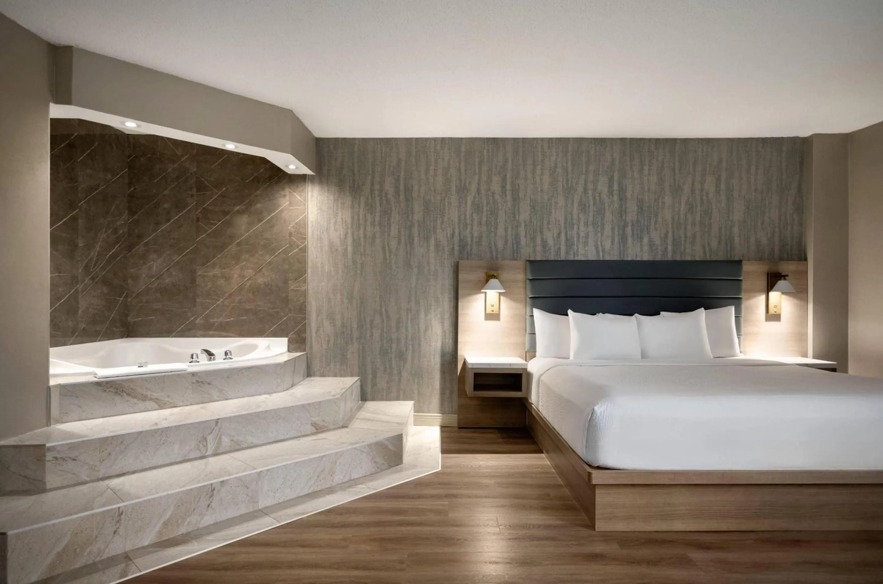 Bedroom, Bed in Radisson Hotel Montreal Airport