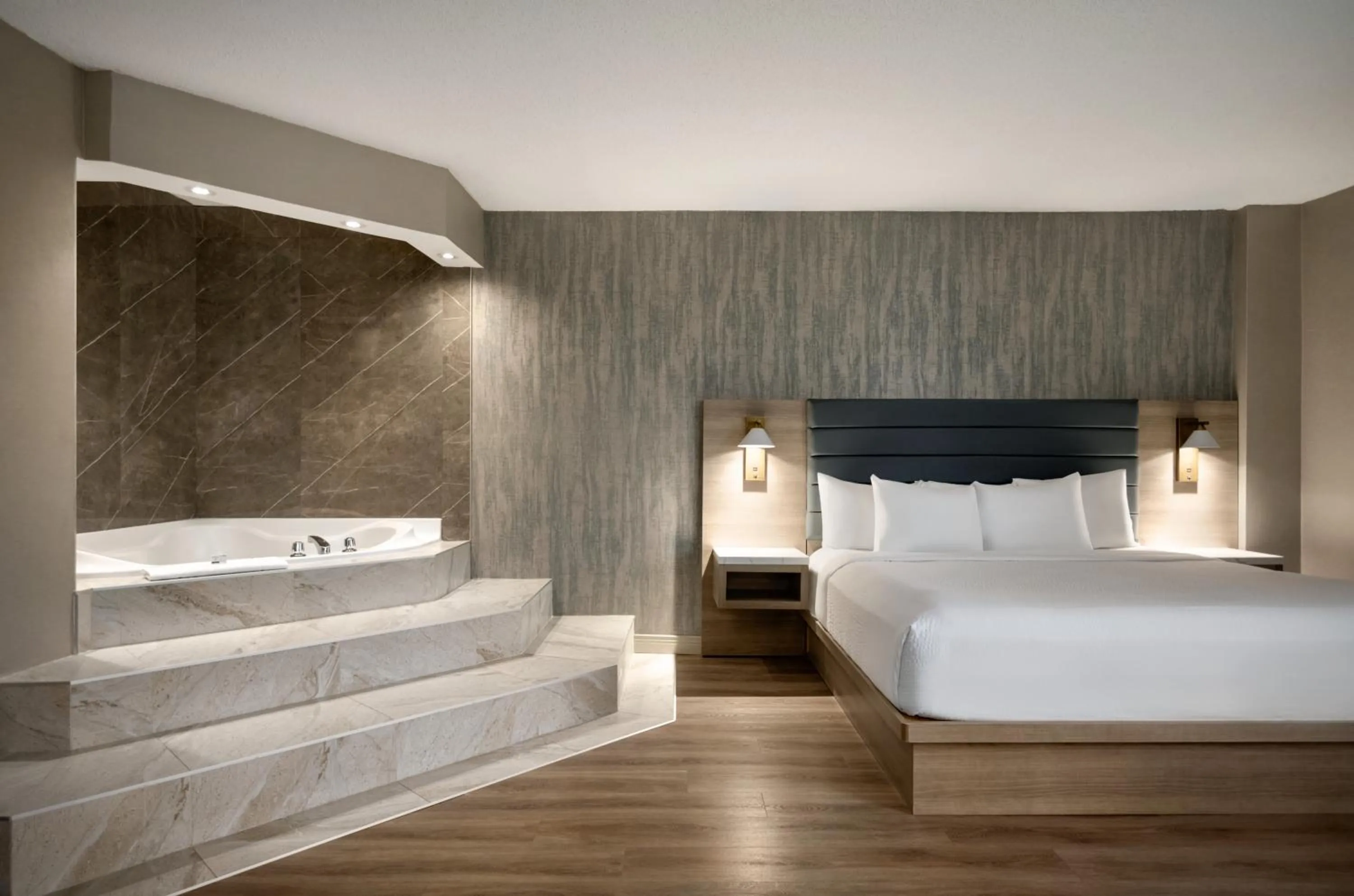 Bedroom, Bed in Radisson Hotel Montreal Airport