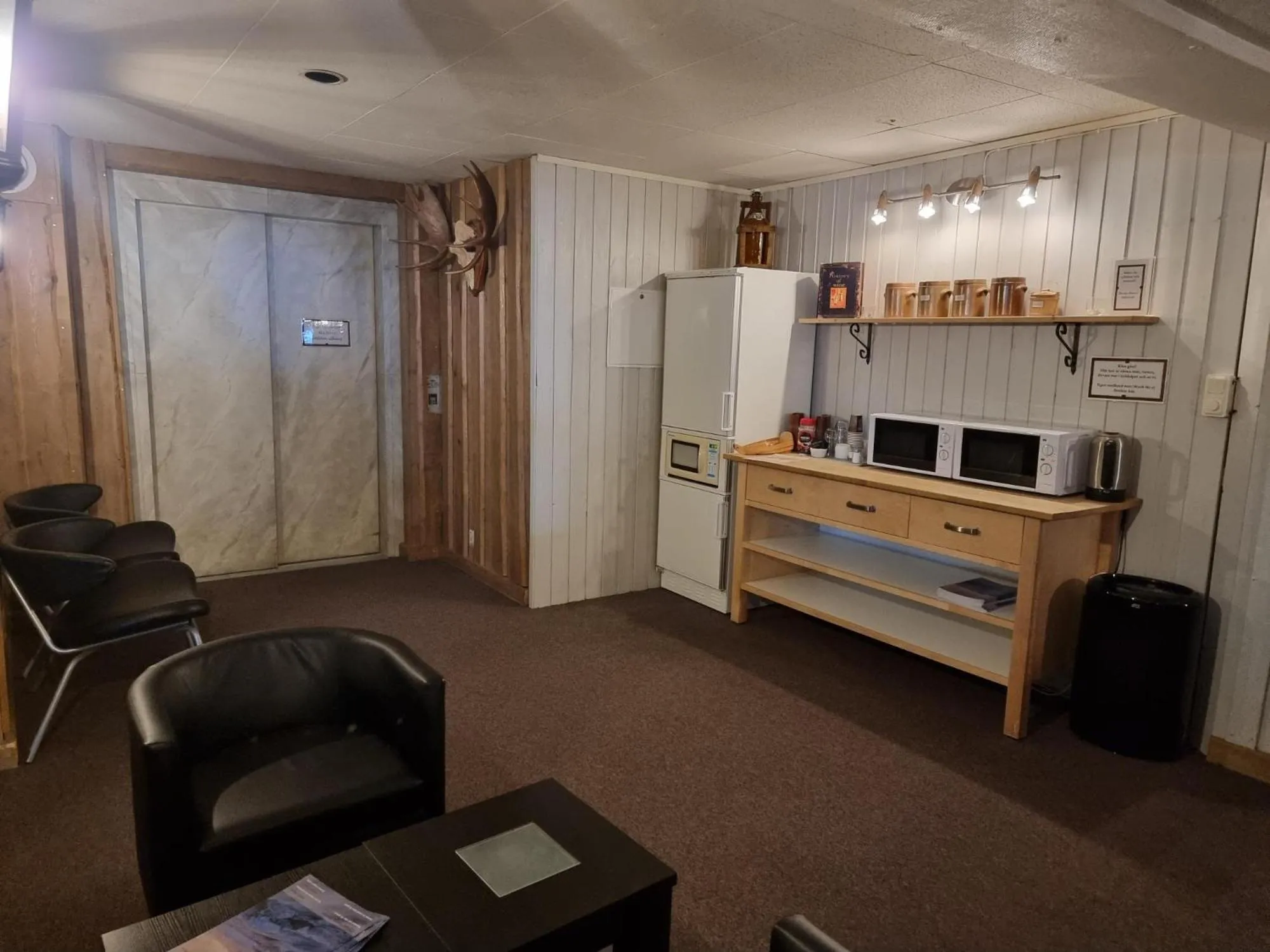 Lobby or reception in Hotell Tjamstan Malå