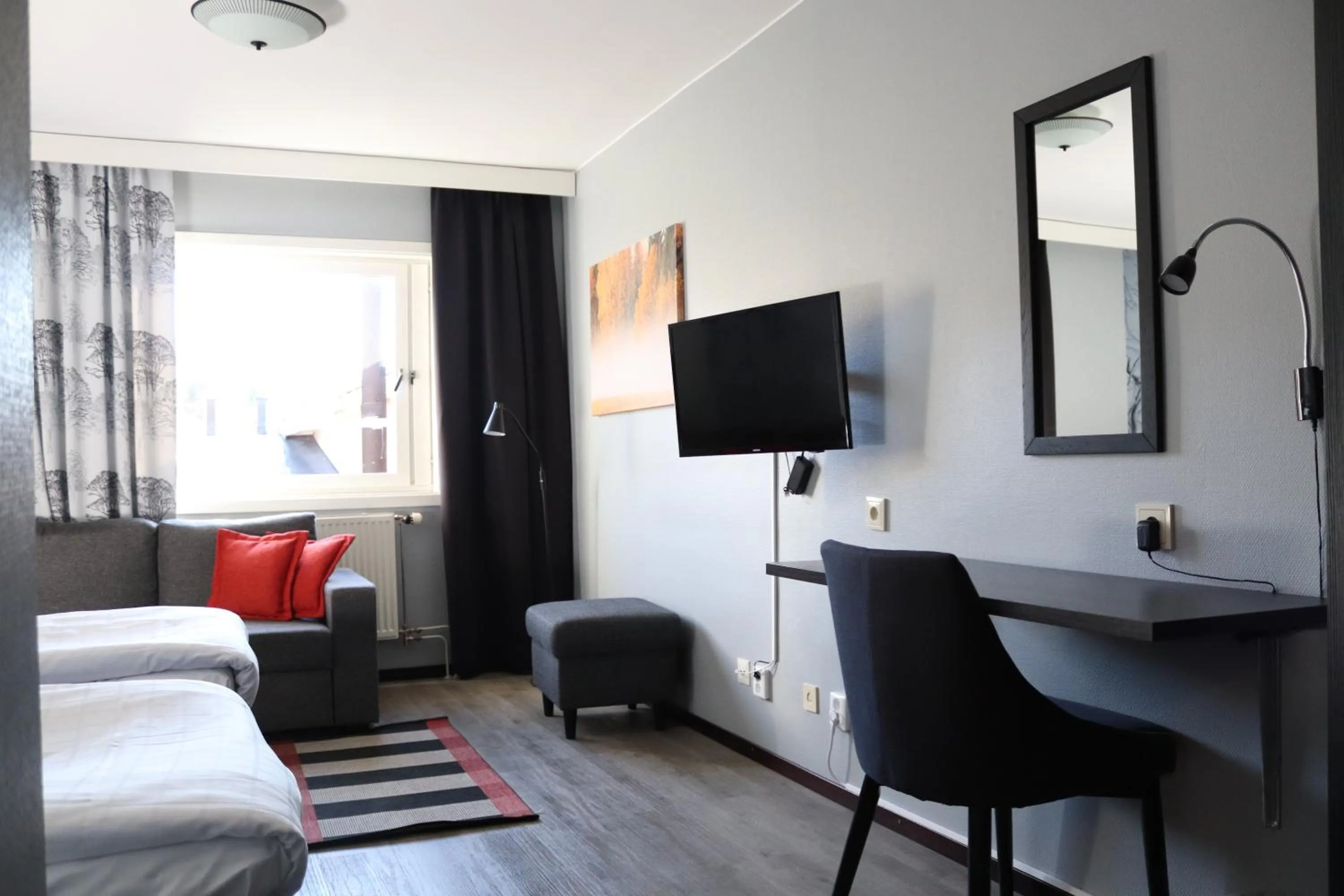 TV and multimedia, Bed in Hotell Tjamstan Malå