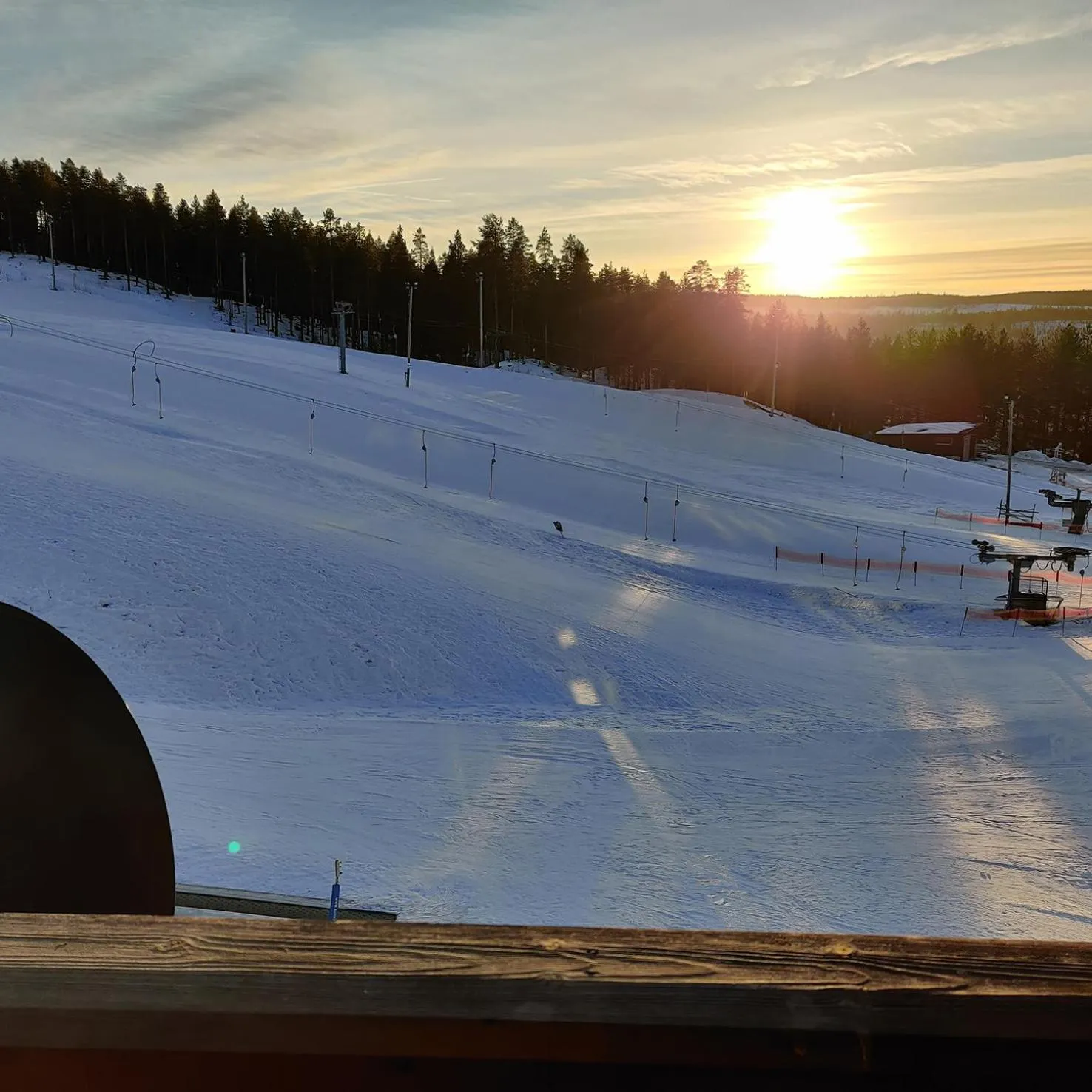 Mountain view in Hotell Tjamstan Malå