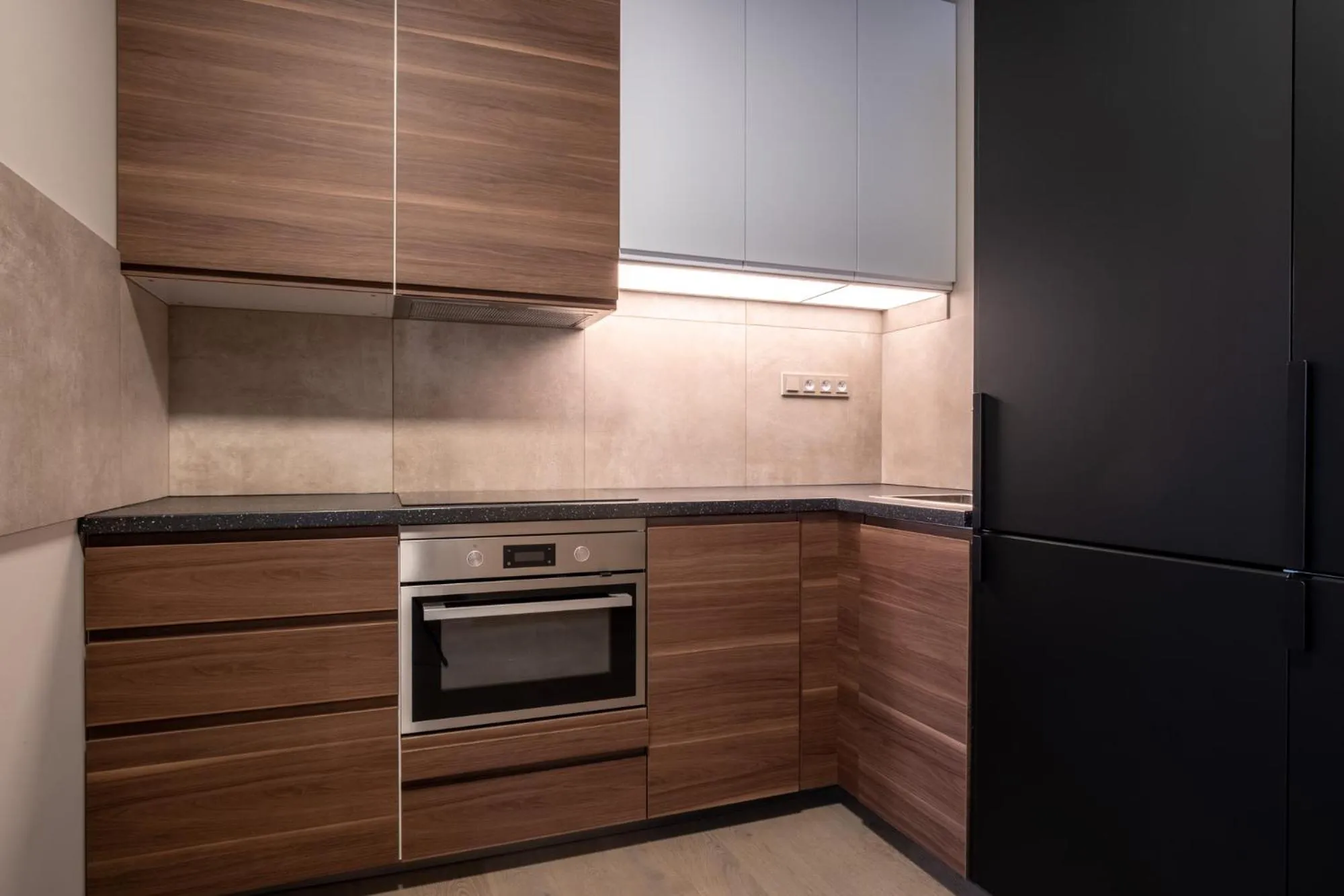 Kitchen or kitchenette in Aparthotel Rimska 14