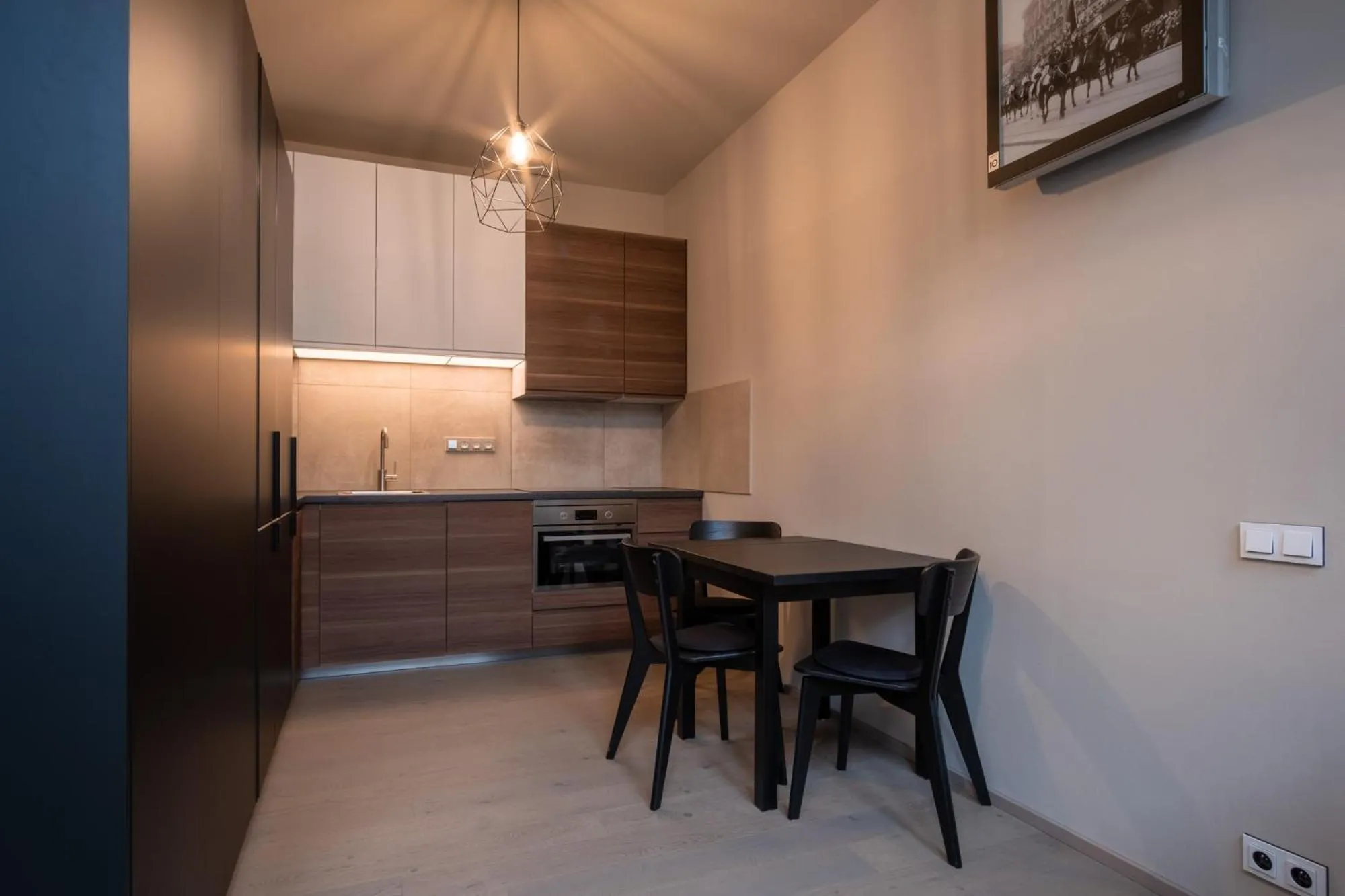 Kitchen or kitchenette in Aparthotel Rimska 14