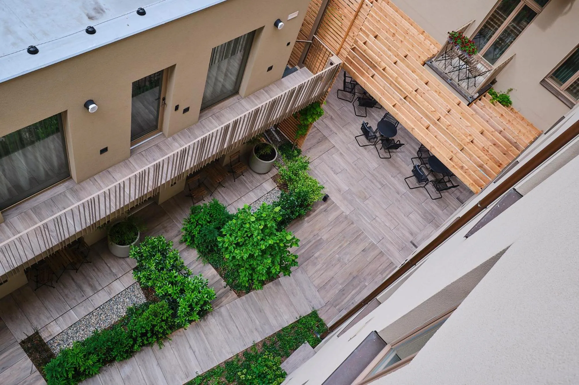 Balcony/Terrace in Aparthotel Rimska 14