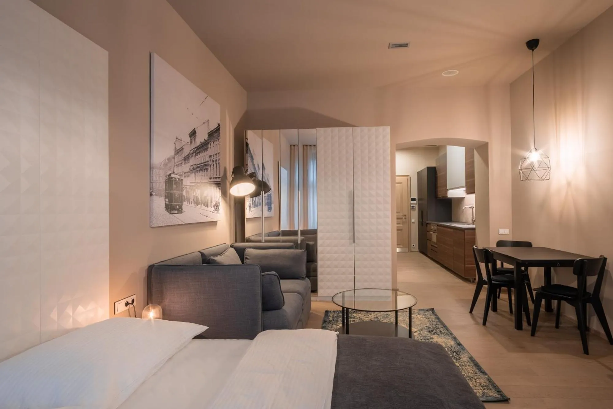 Photo of the whole room, Bed in Aparthotel Rimska 14