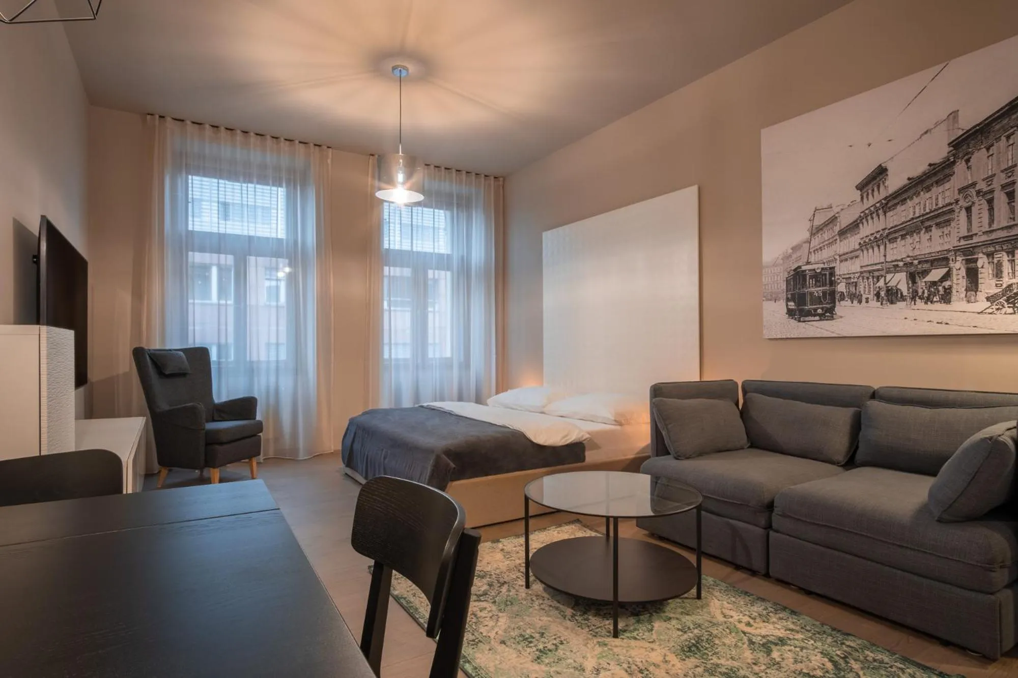 Seating area in Aparthotel Rimska 14