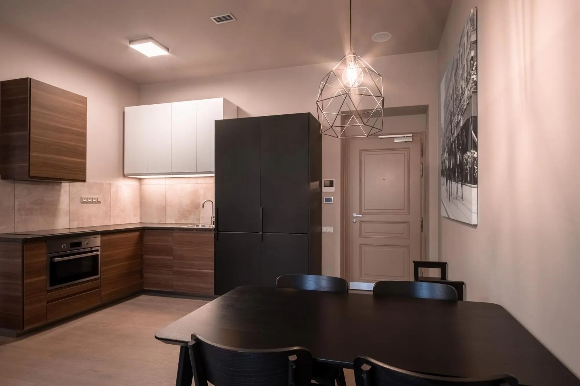 Kitchen or kitchenette in Aparthotel Rimska 14