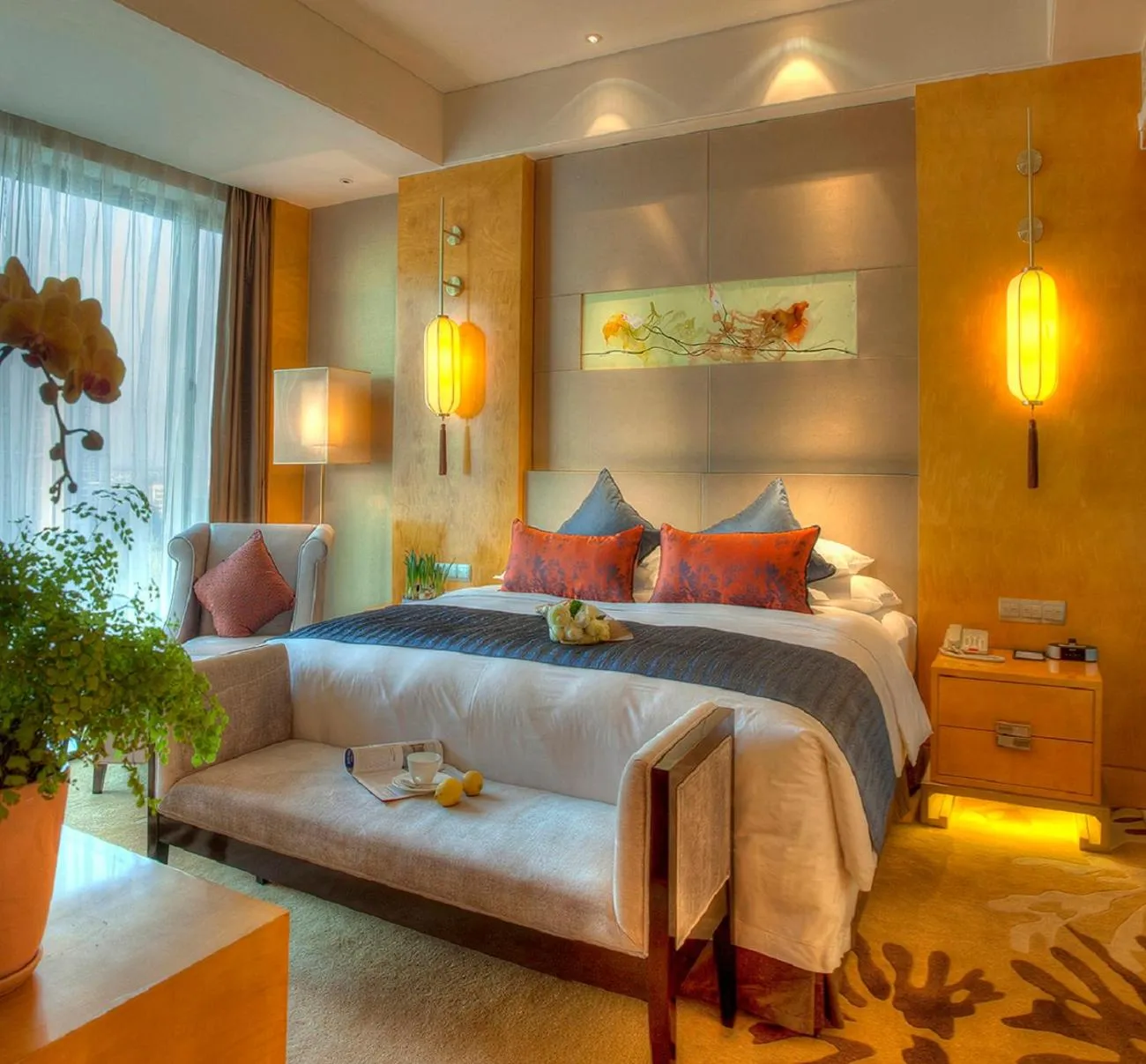 Bedroom, Bed in Felton Grand Hotel Chengdu