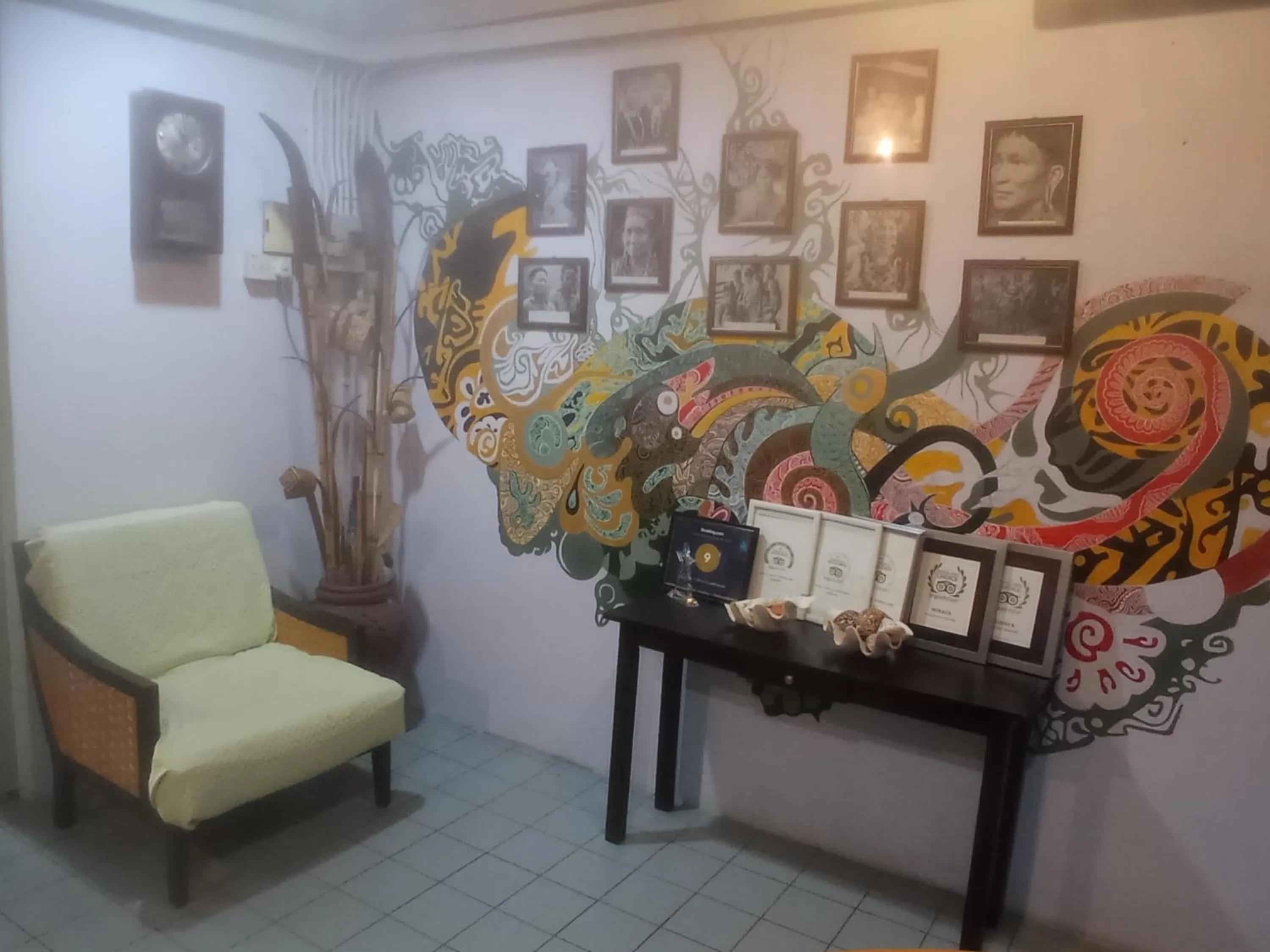 Decorative detail in Marco Polo Guest House