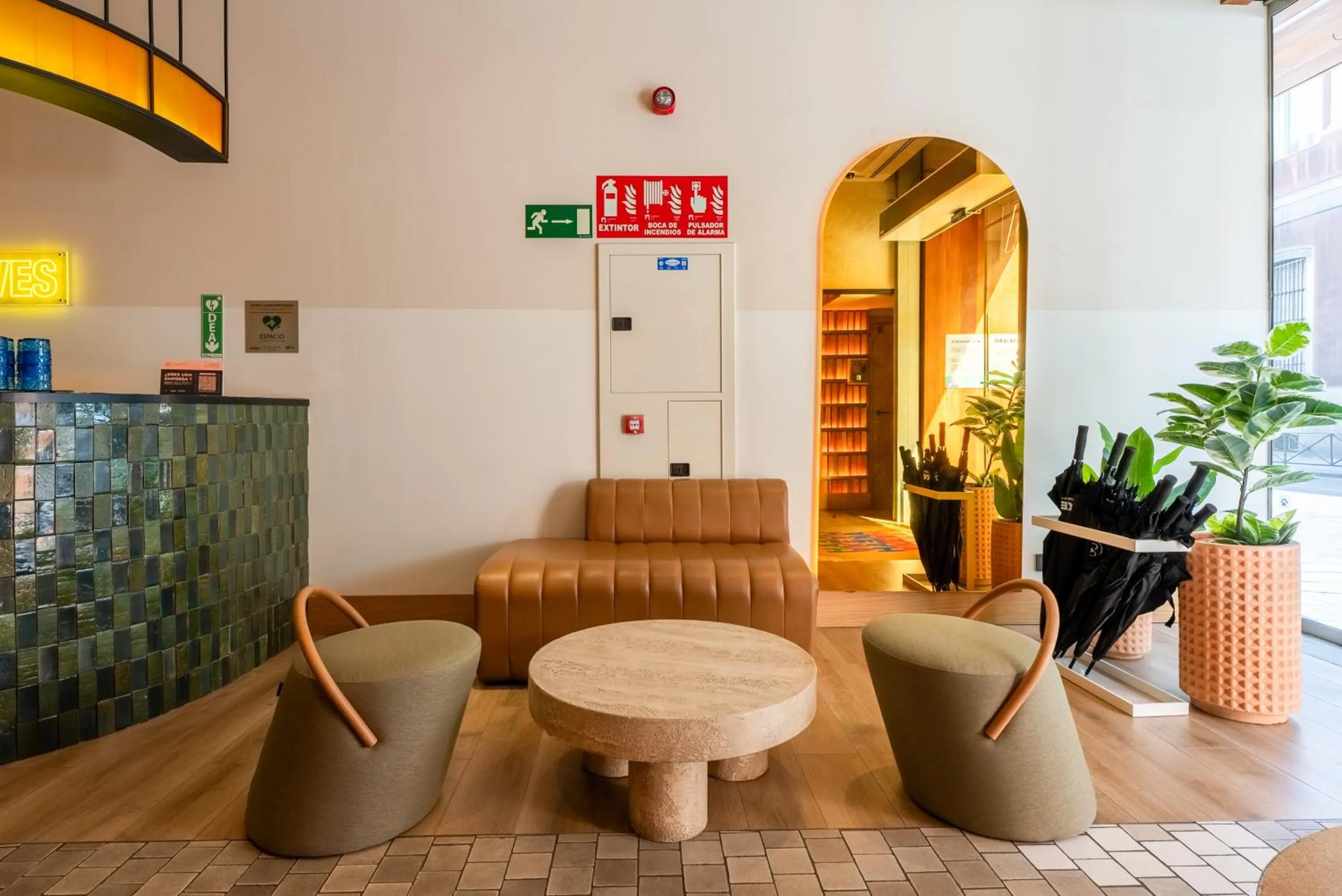Lobby or reception in Akeah Hotel Gran Vía