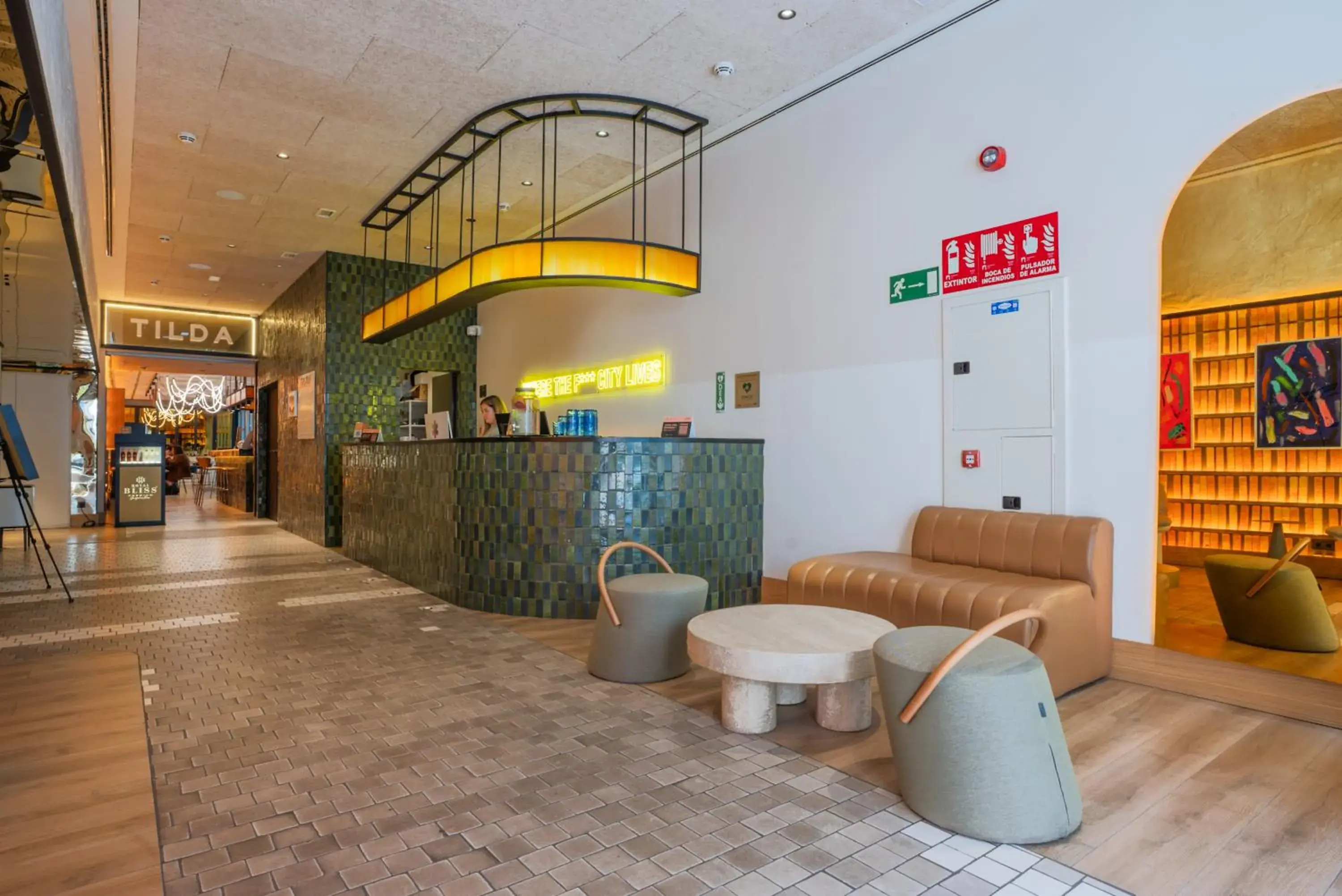 Lobby or reception in Akeah Hotel Gran Vía Lobby or reception in Akeah Hotel Gran Vía