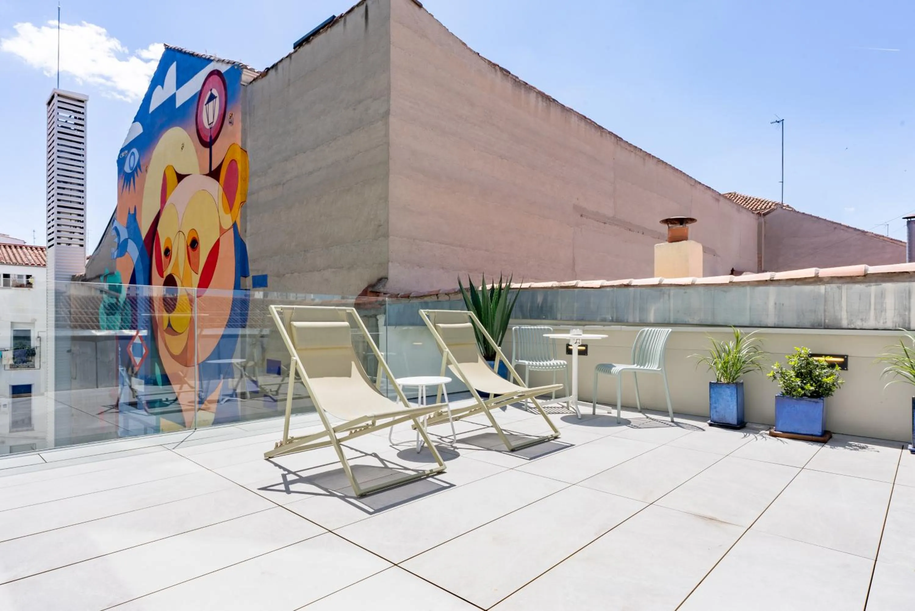 Balcony/Terrace in Akeah Hotel Gran Vía