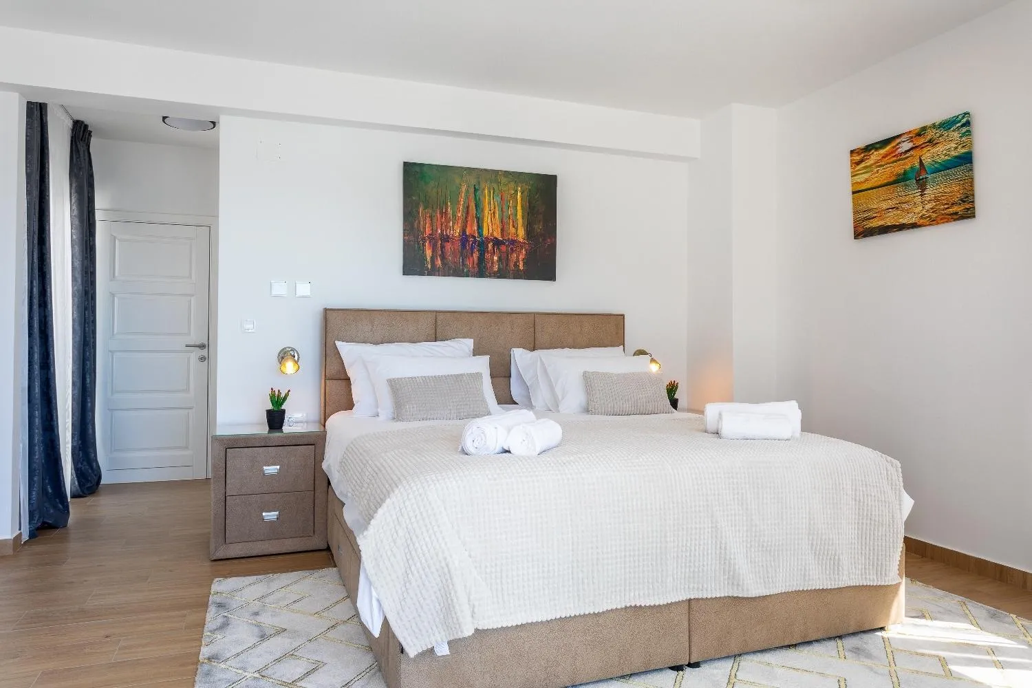 Bed in Villa Marionella