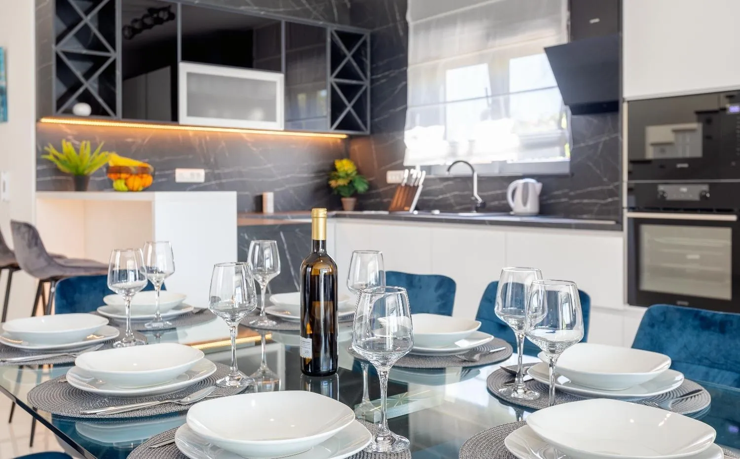 Dining area in Villa Marionella