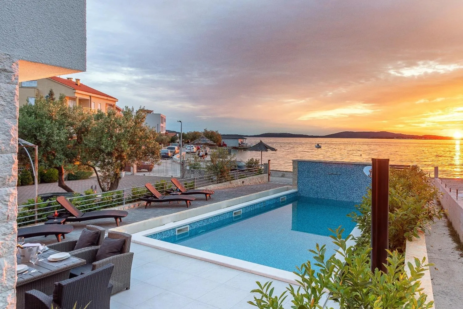 Swimming pool in Villa Marionella