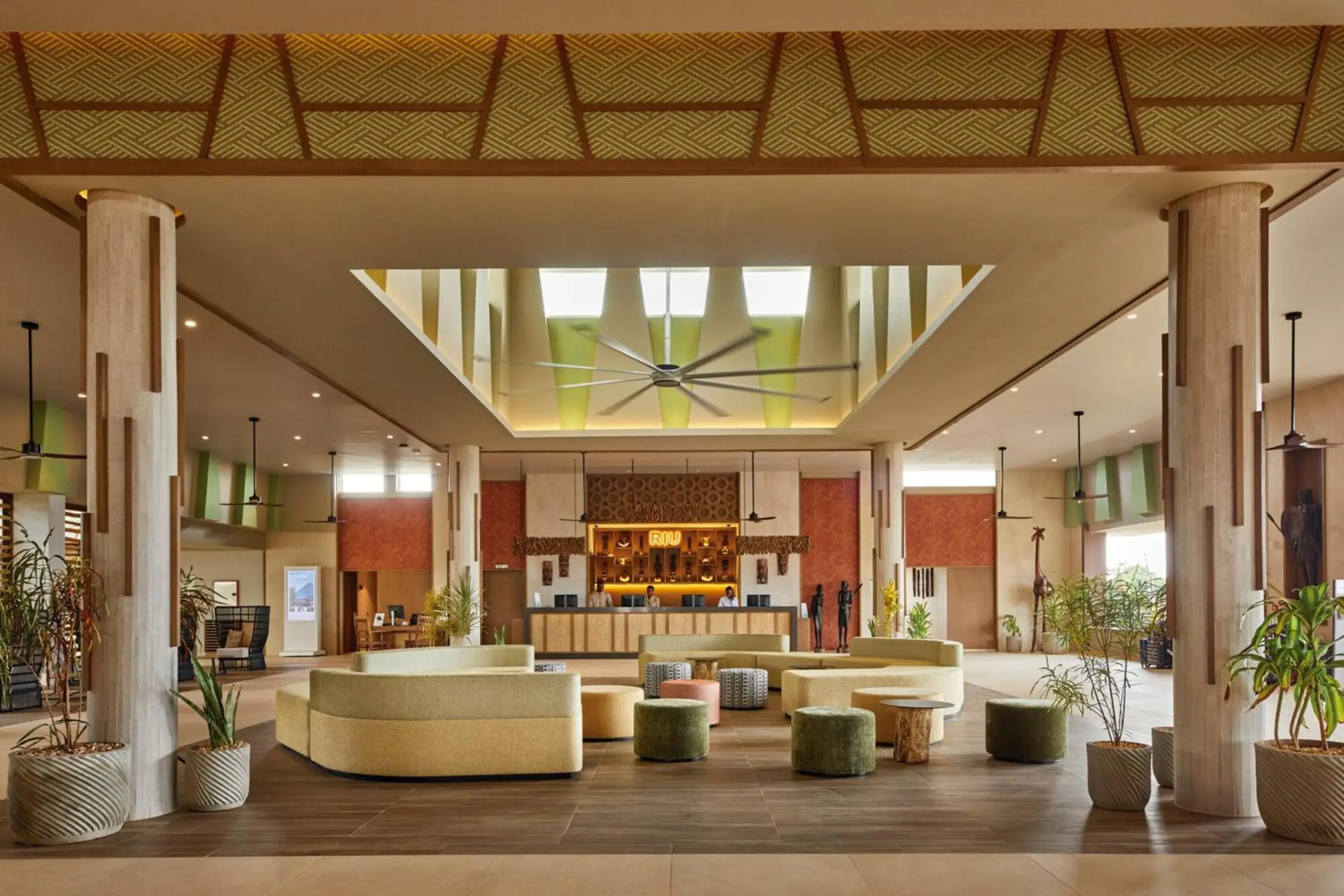 Lobby or reception in Hotel Riu Jambo - All Inclusive Lobby or reception in Hotel Riu Jambo - All Inclusive