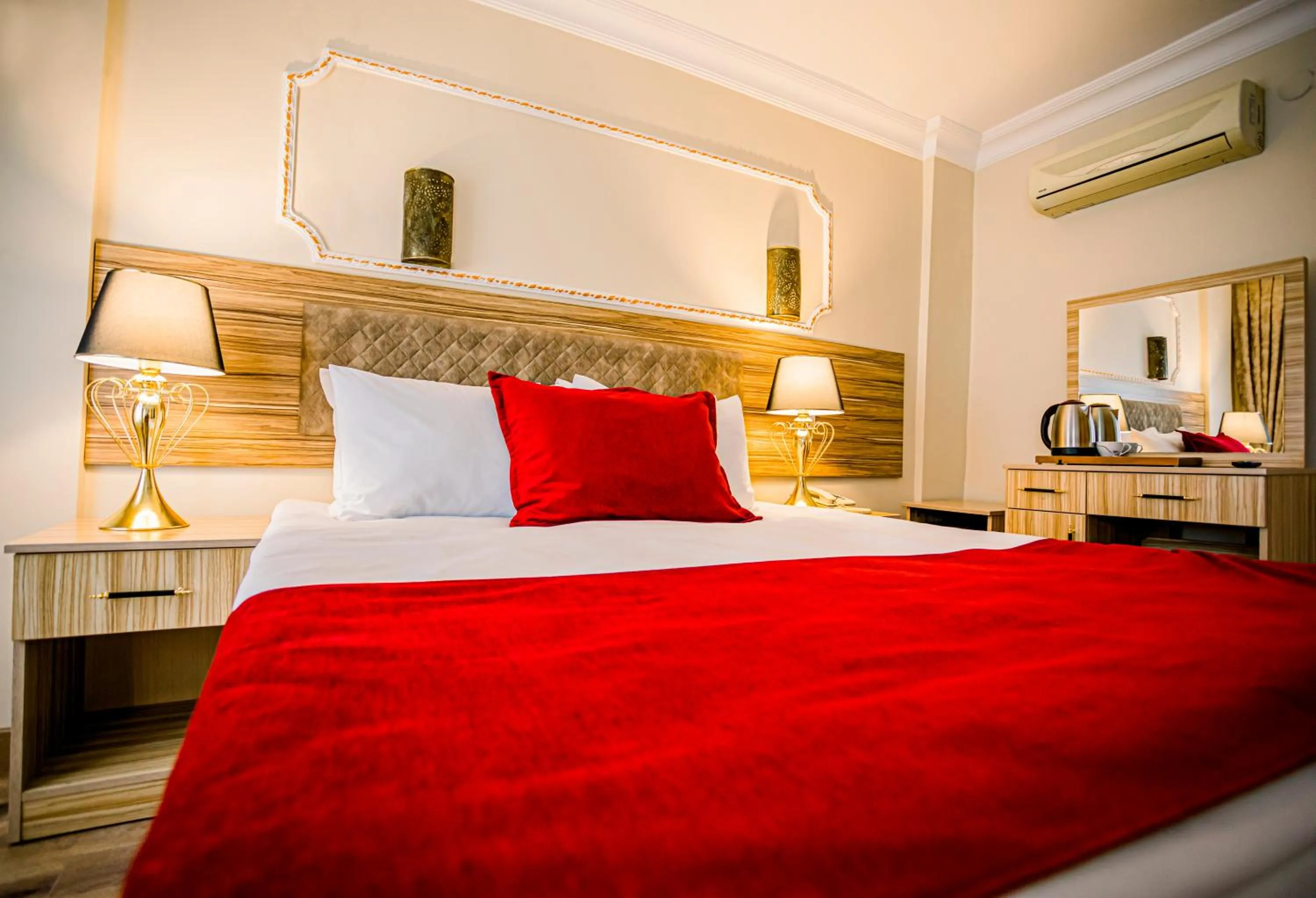 Bed in Gülec Konak Hotel