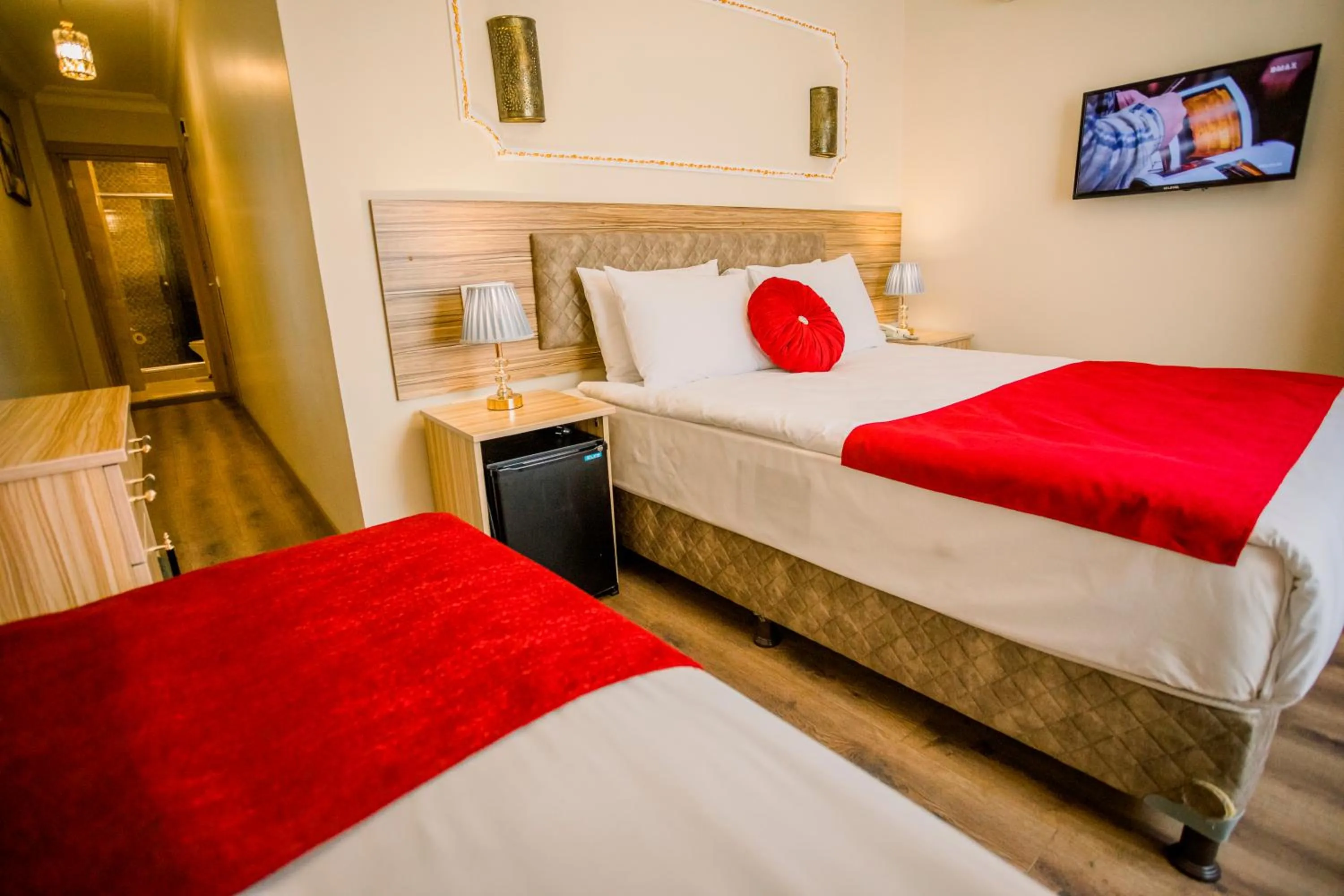 Bed in Gülec Konak Hotel