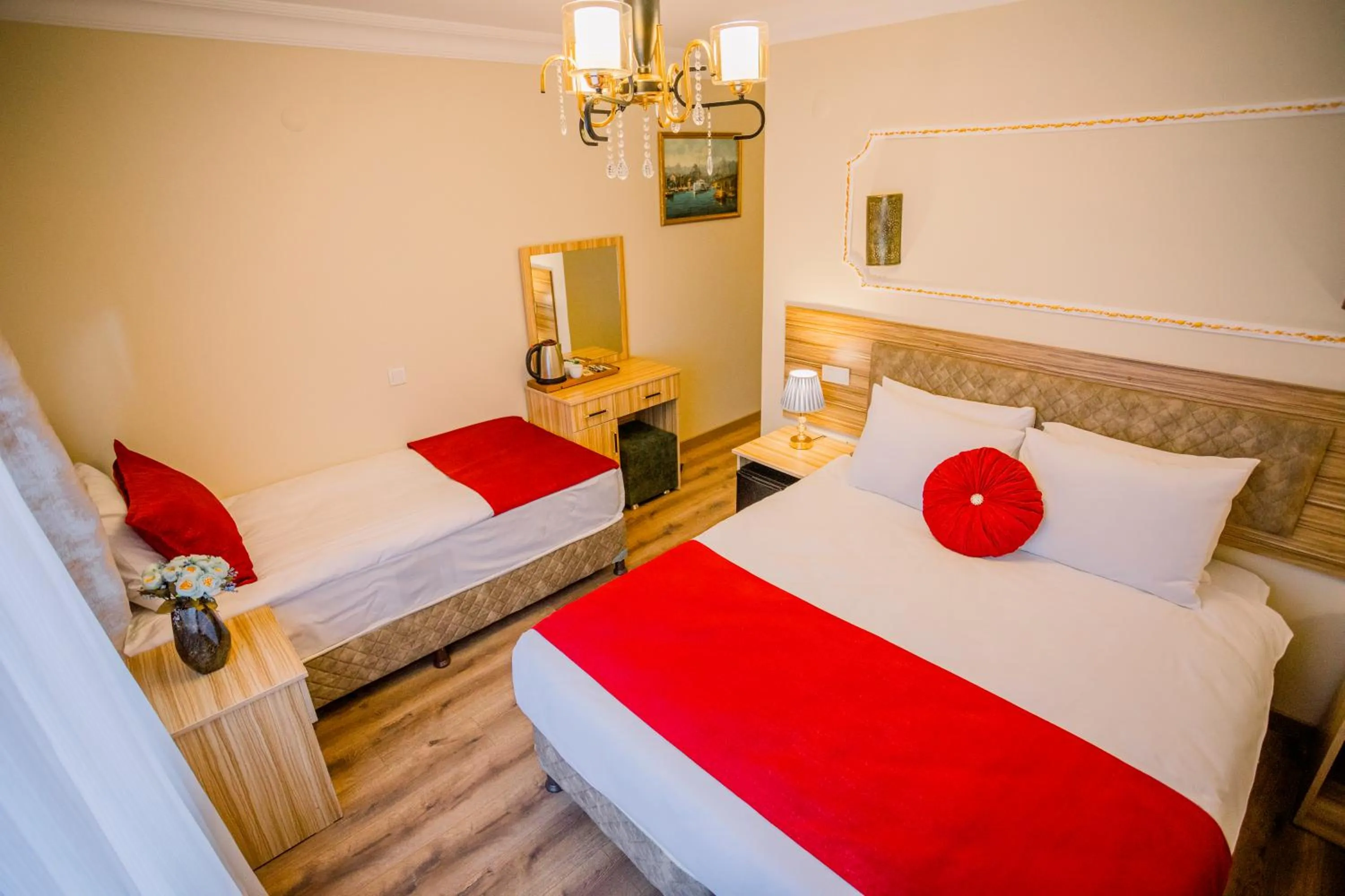 Bed in Gülec Konak Hotel