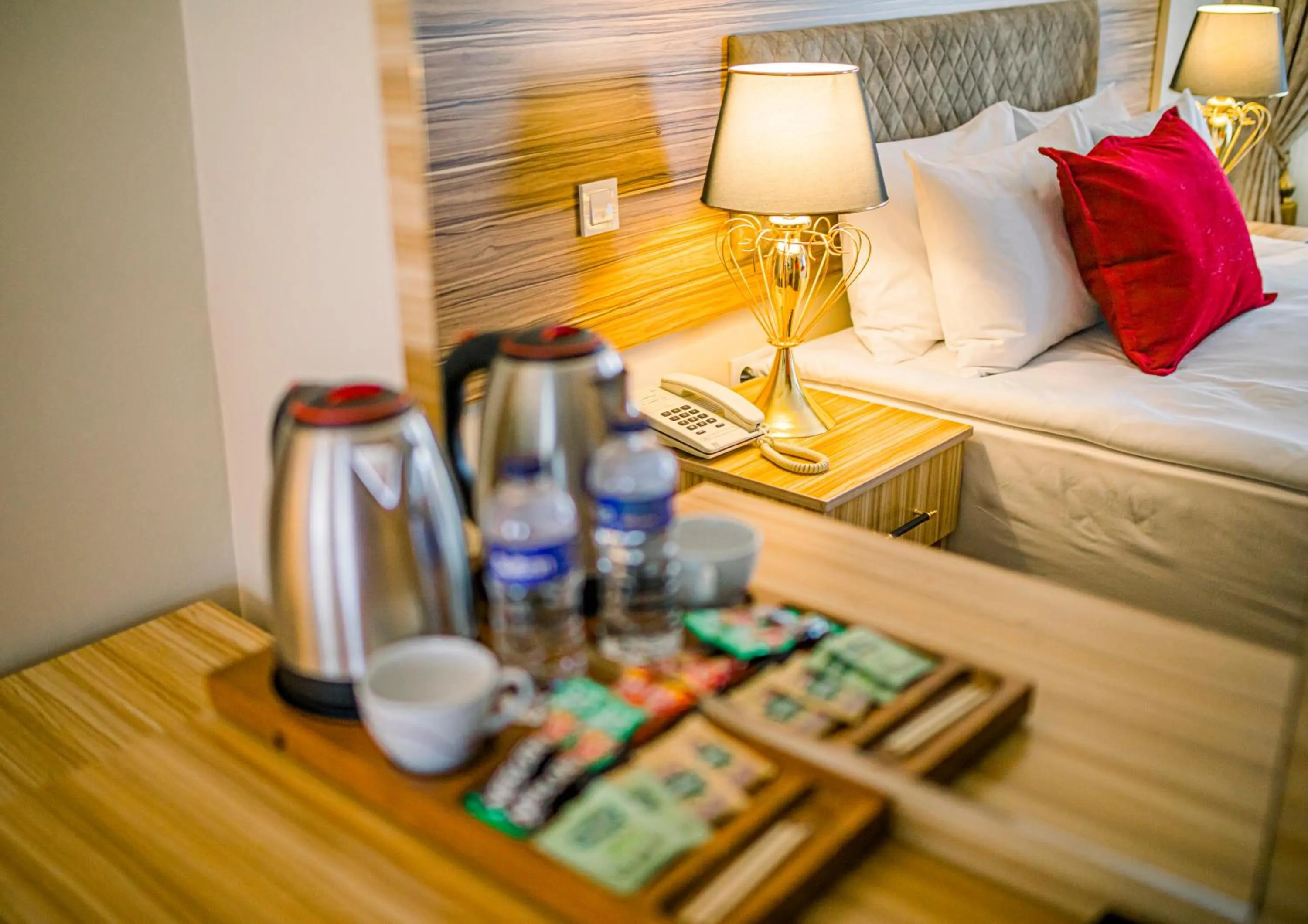 Coffee/tea facilities, Bed in Gülec Konak Hotel