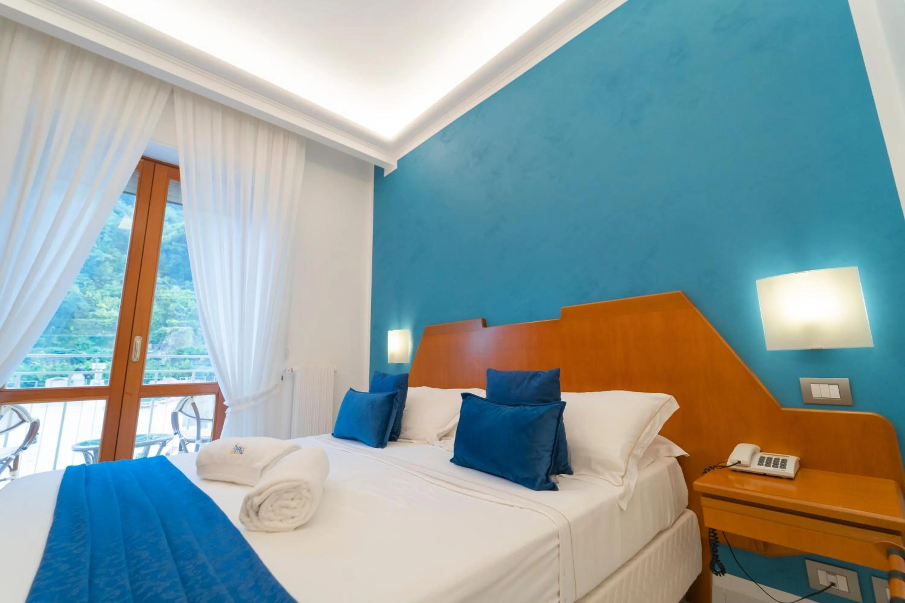 Bed in Hotel San Pietro