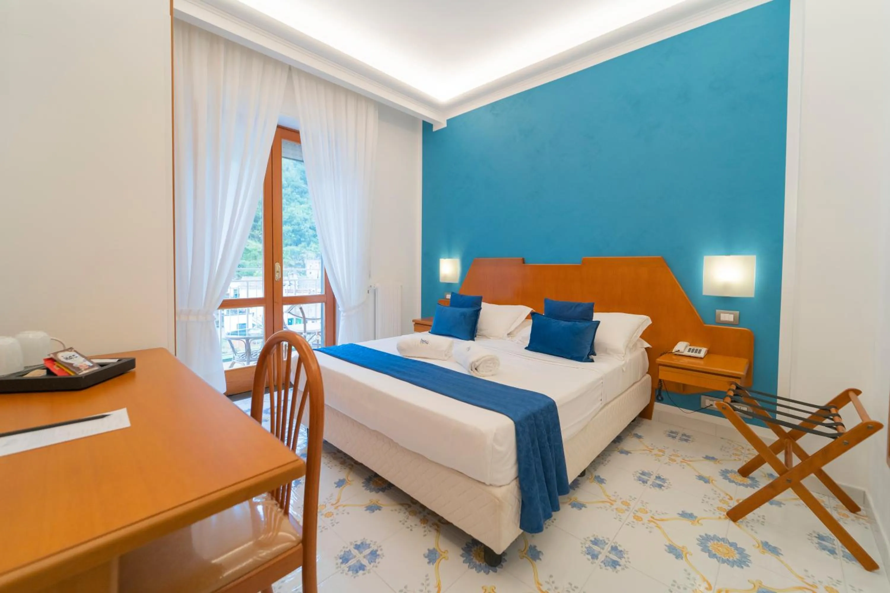 Bed in Hotel San Pietro