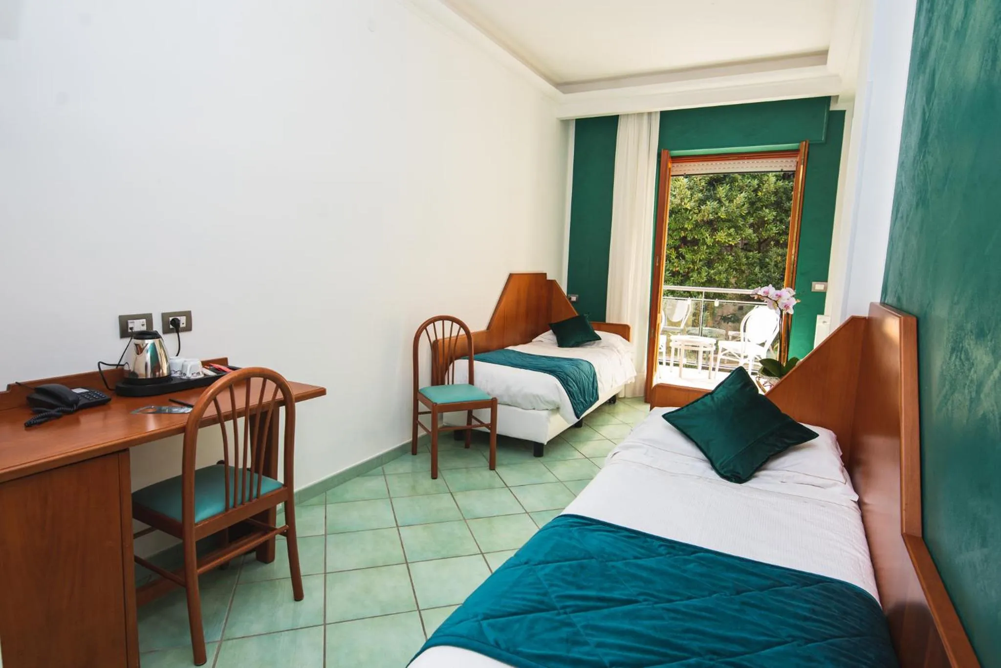 Bed in Hotel San Pietro