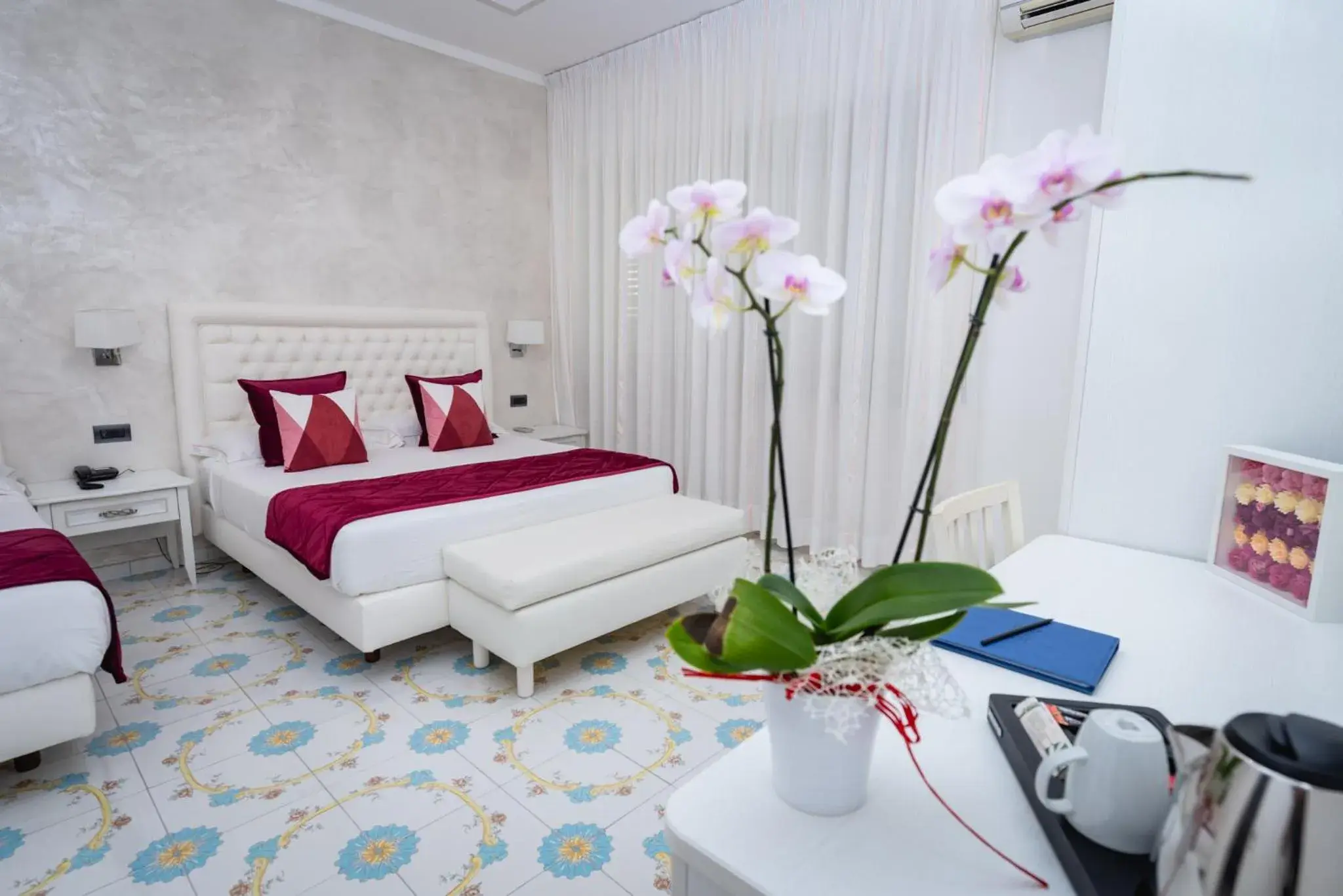 Bed in Hotel San Pietro Bed in Hotel San Pietro