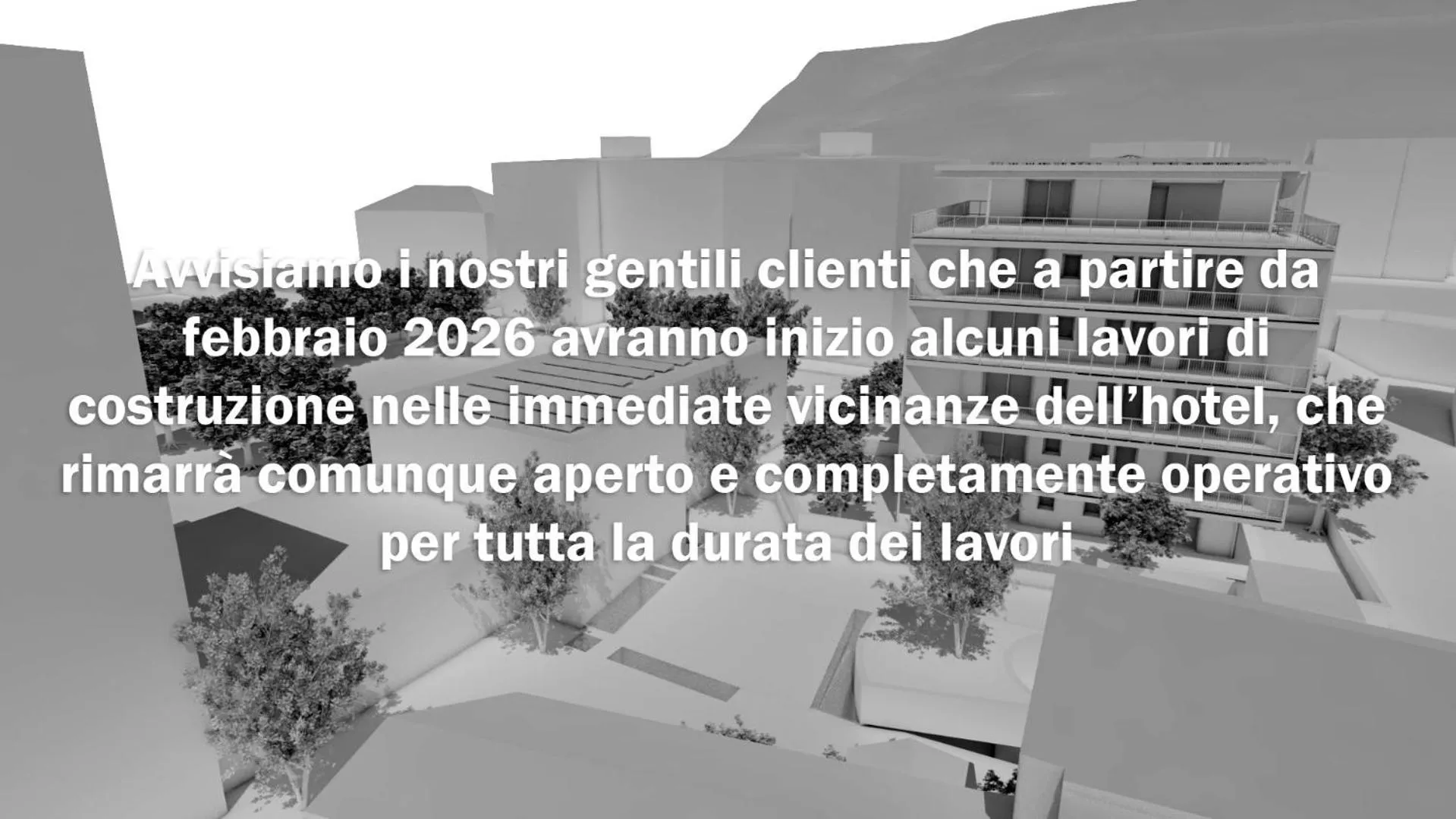 Text overlay in Hotel Stiegl Scala