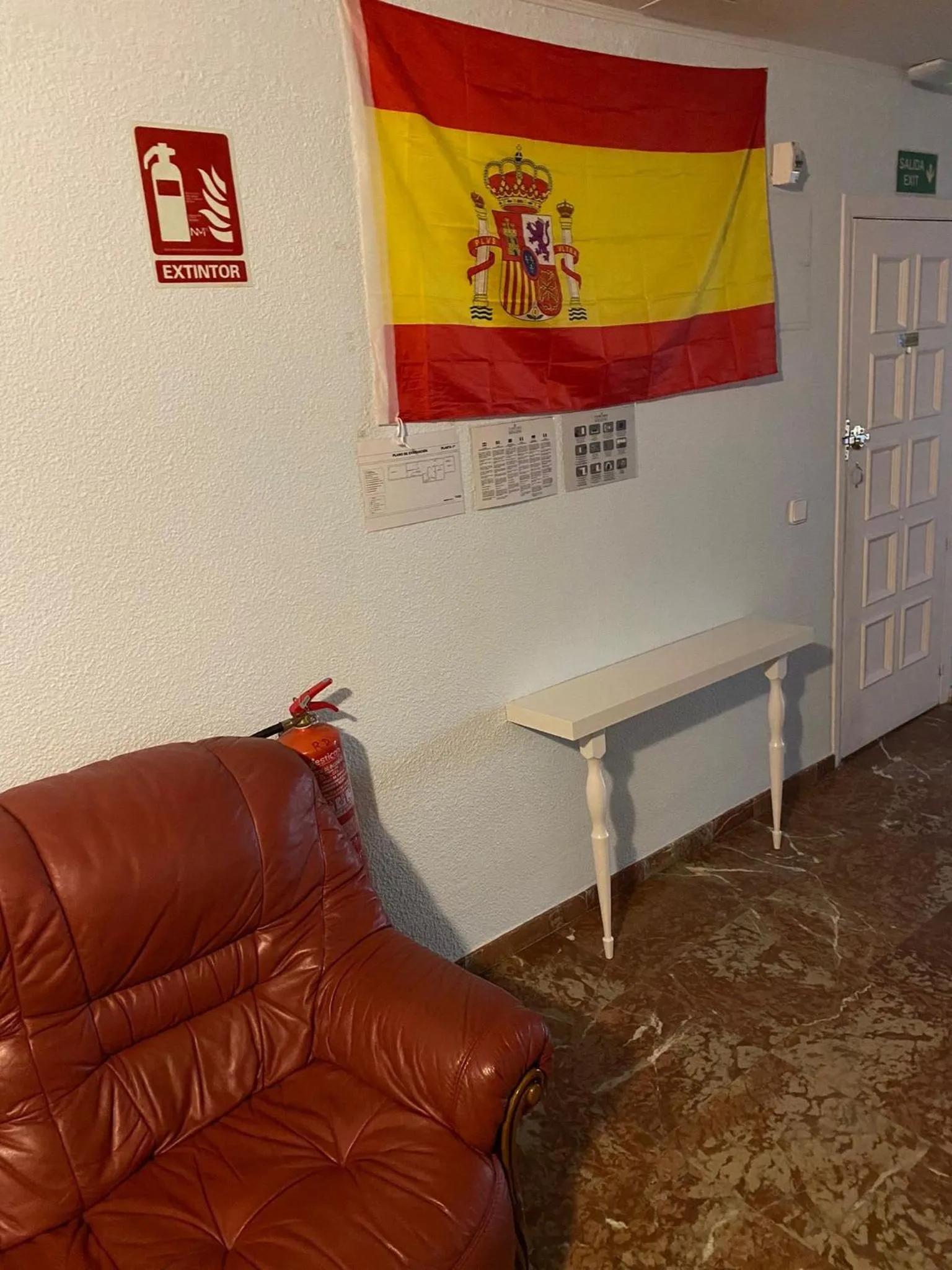 Living room in Pension El Dorado