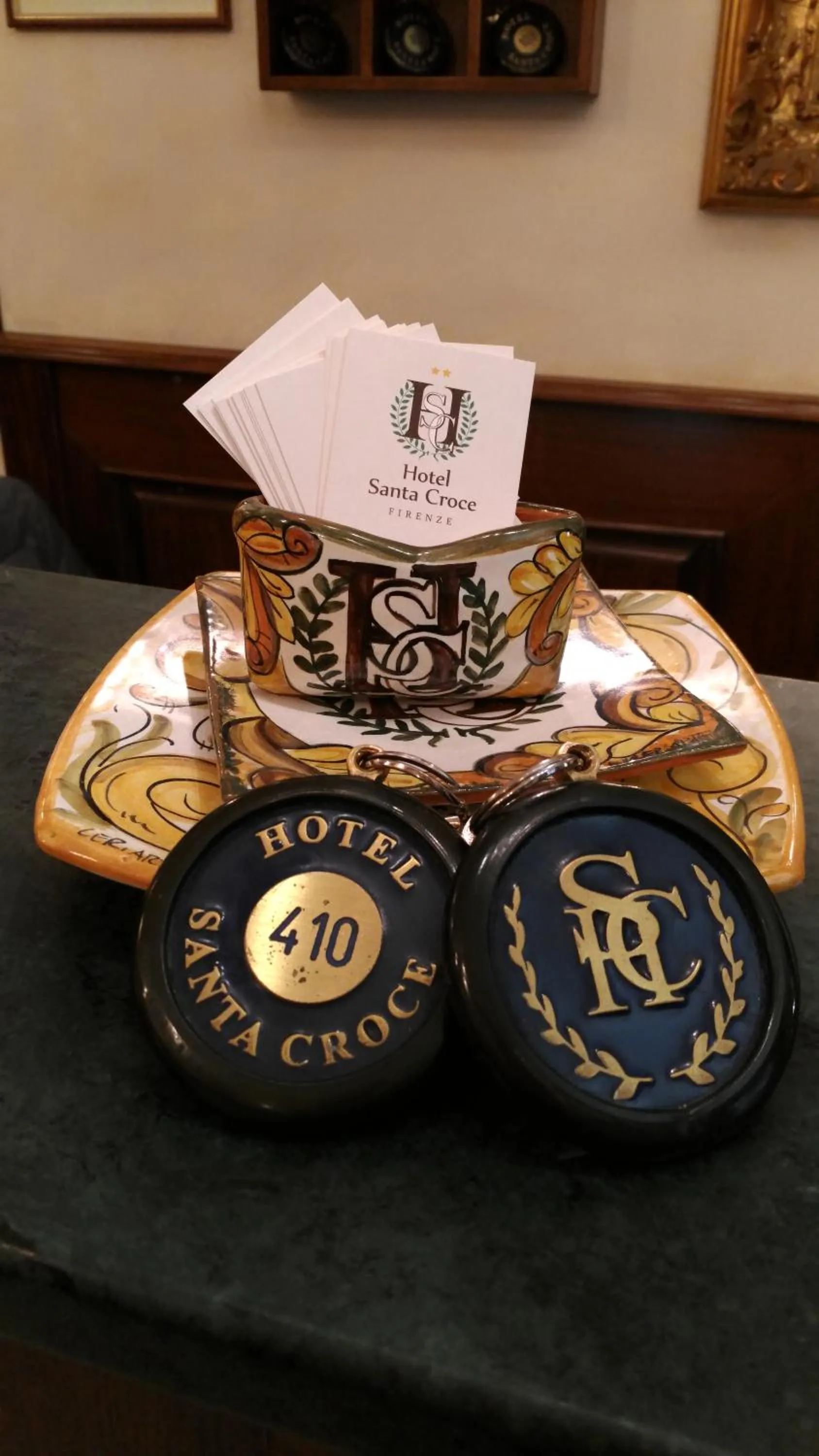 Property logo or sign in Hotel Santa Croce