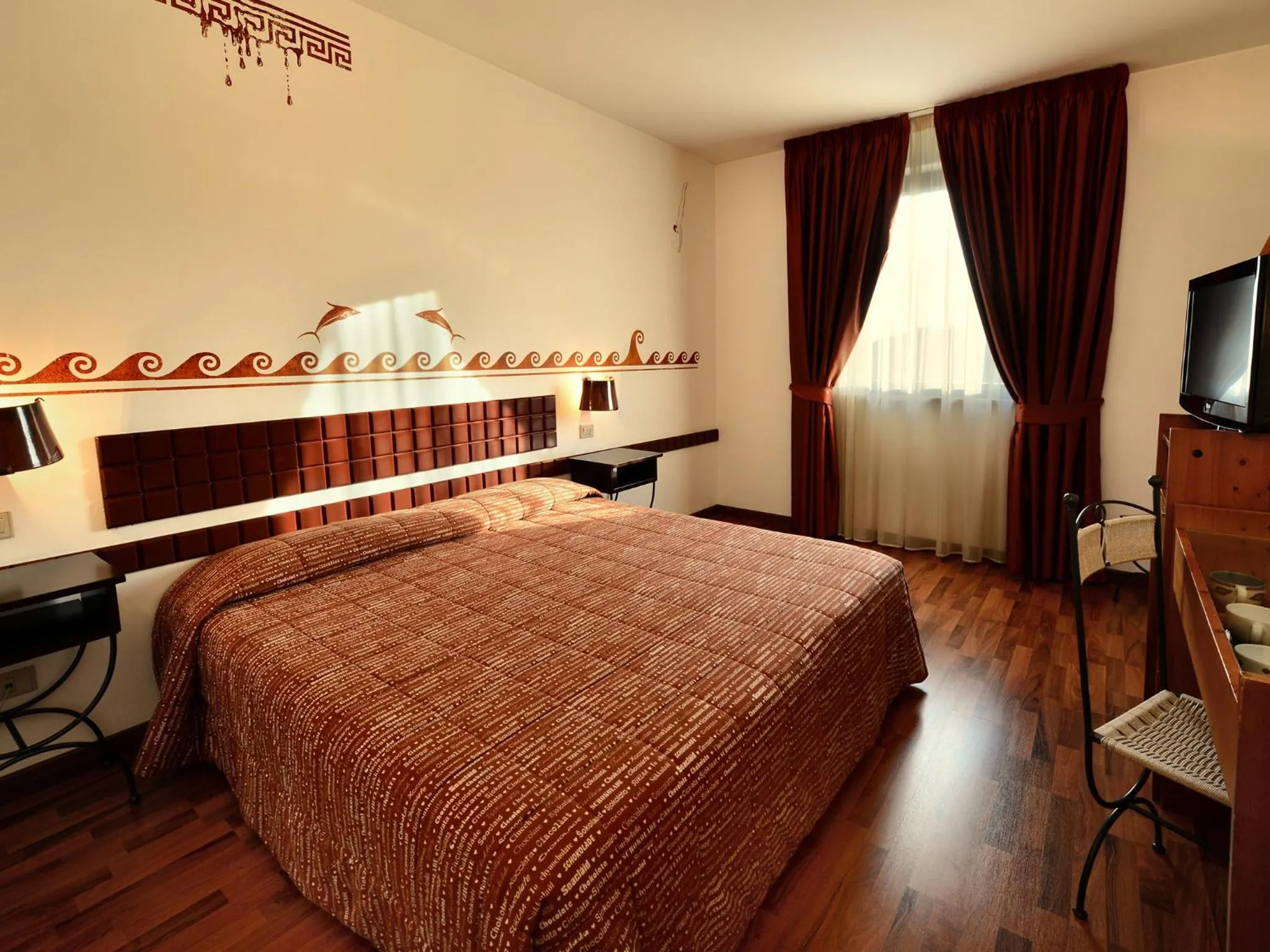 Bedroom, Bed in Chocohotel