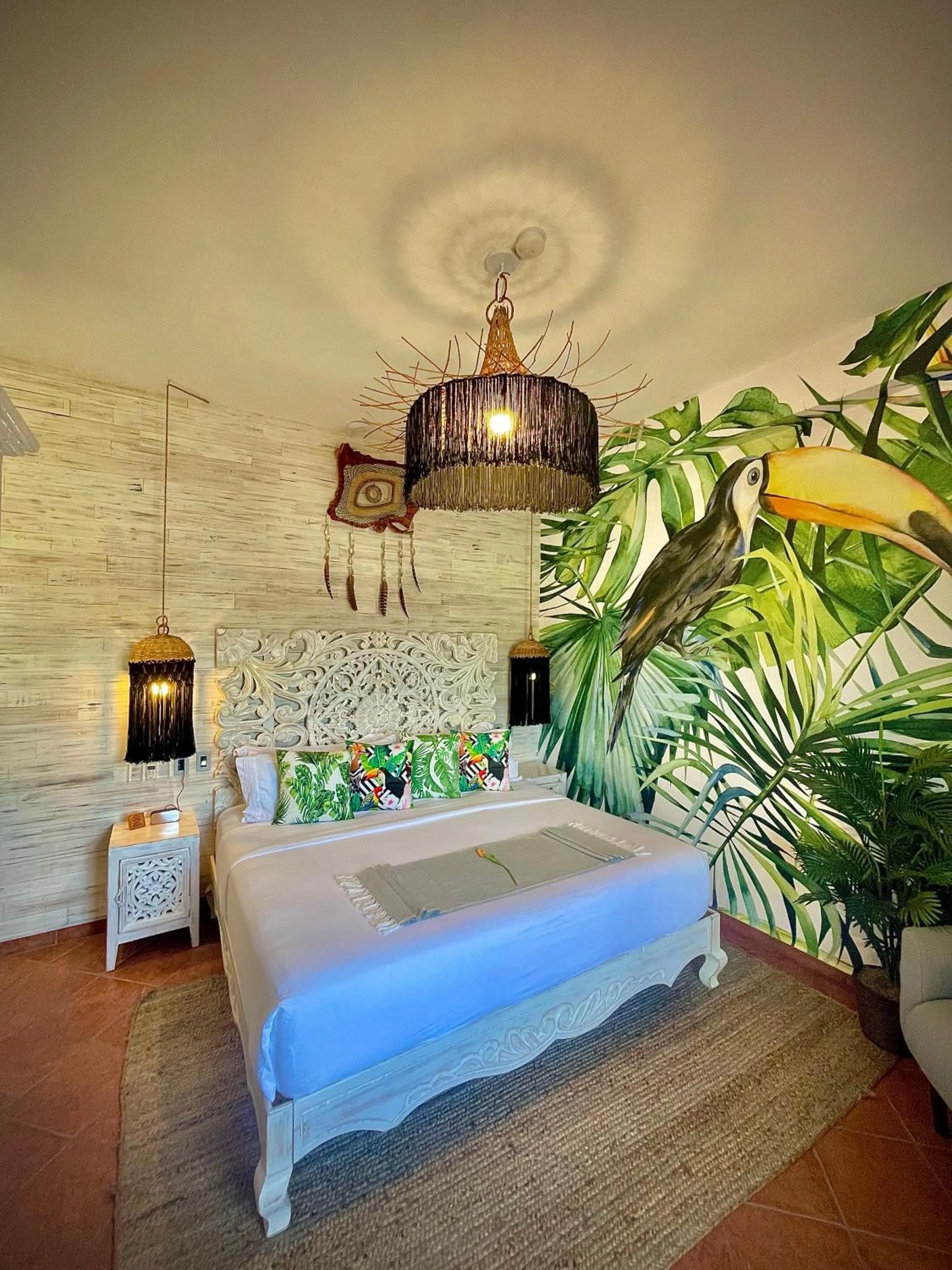 Bed in Castillo Tulum