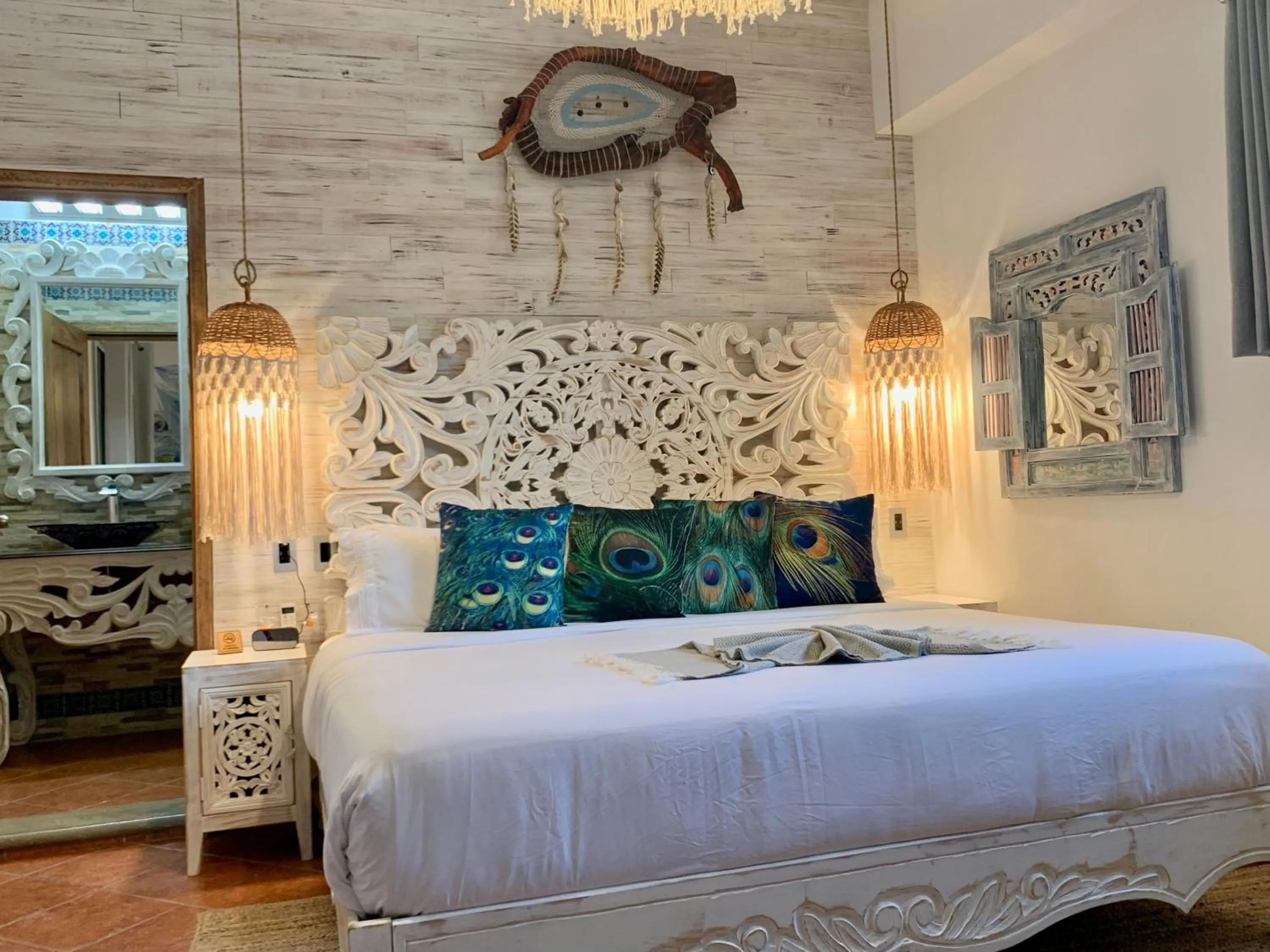 Bed in Castillo Tulum