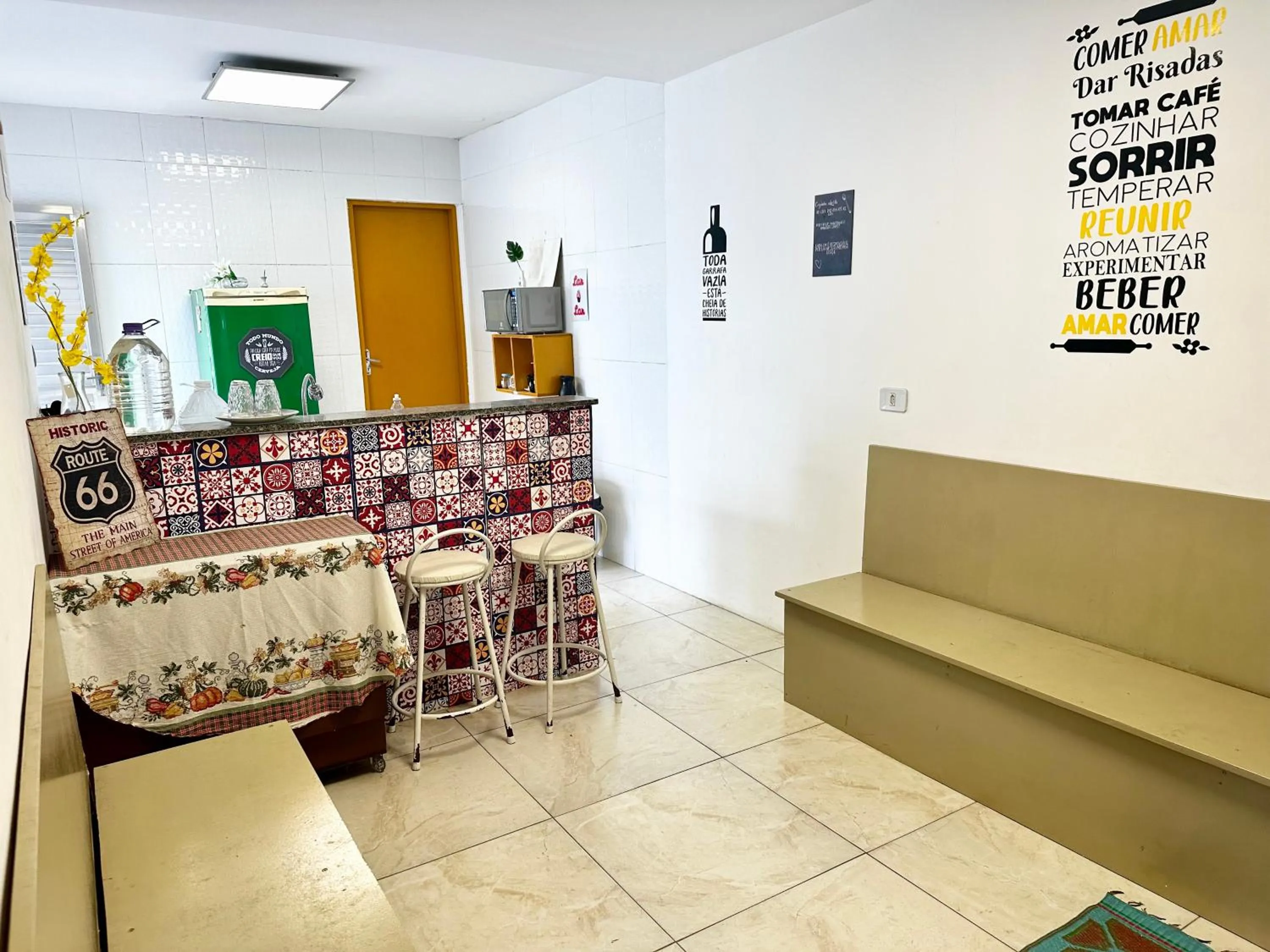 Kitchen or kitchenette in Hostel Welcome SP - Congonhas