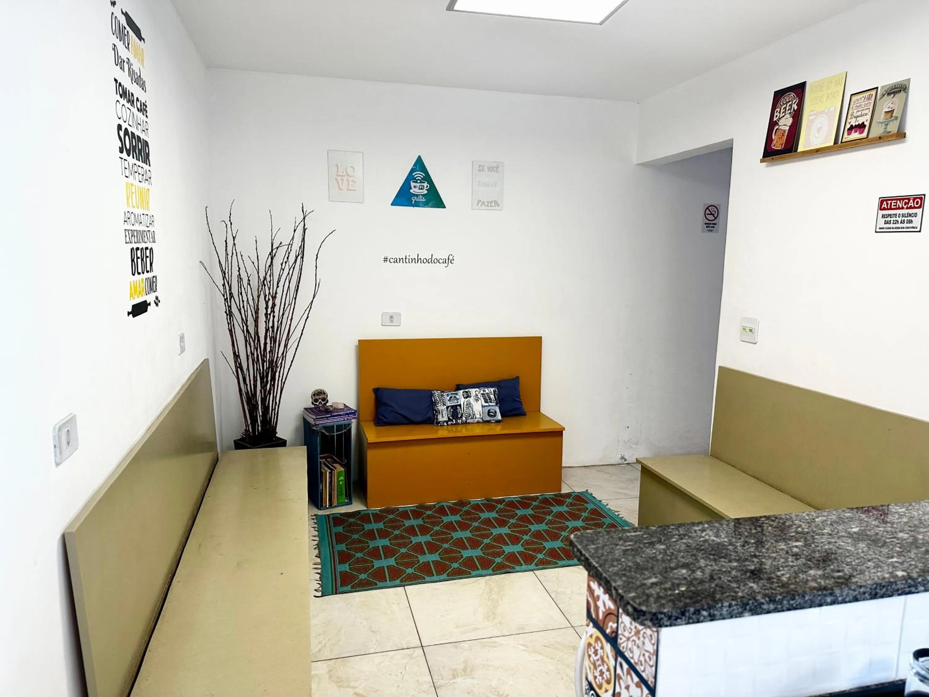 Kitchen or kitchenette, Bed in Hostel Welcome SP - Congonhas