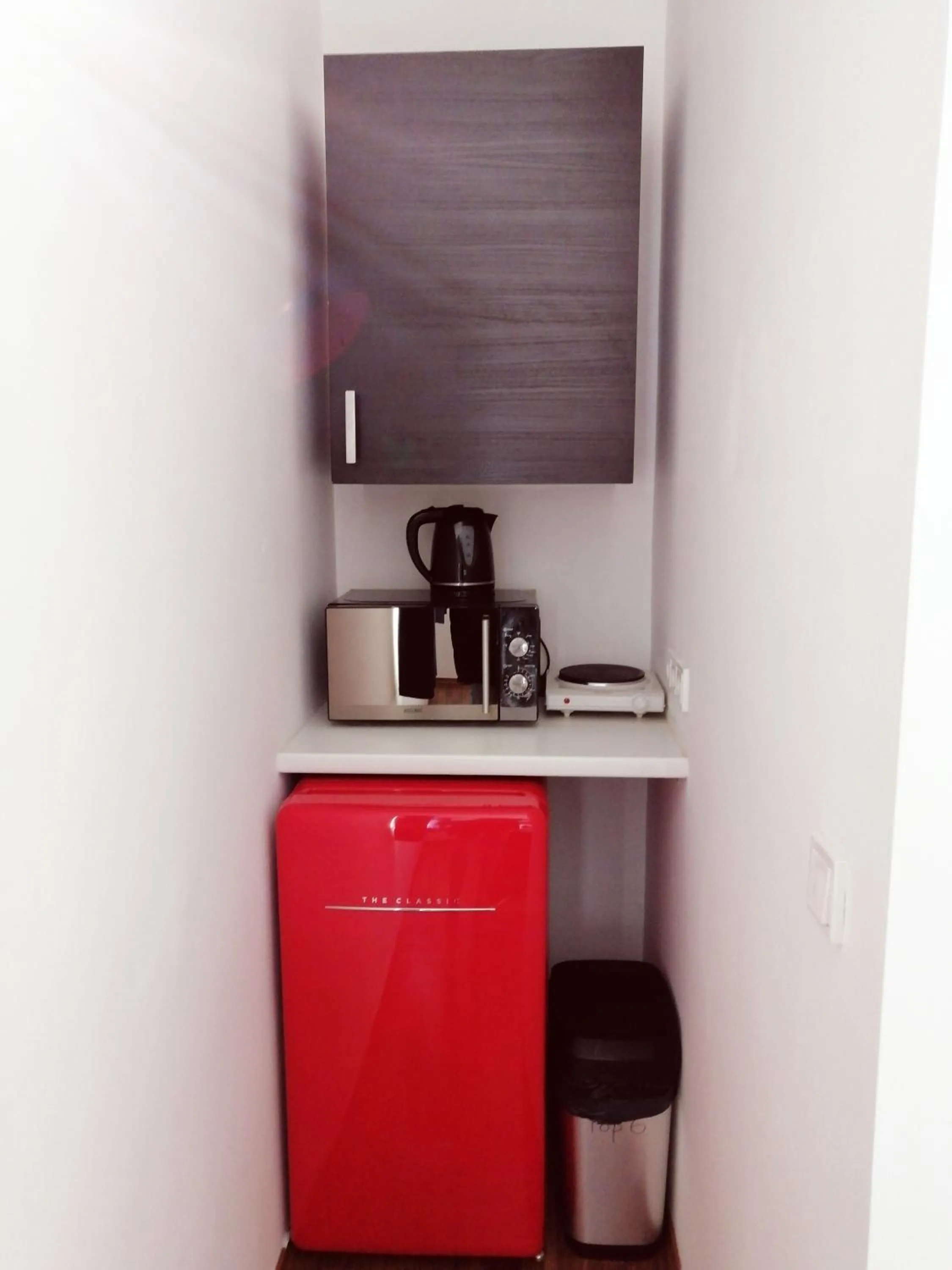 Kitchen or kitchenette in Motel Graz Ost I Free Parking I Self Check-in