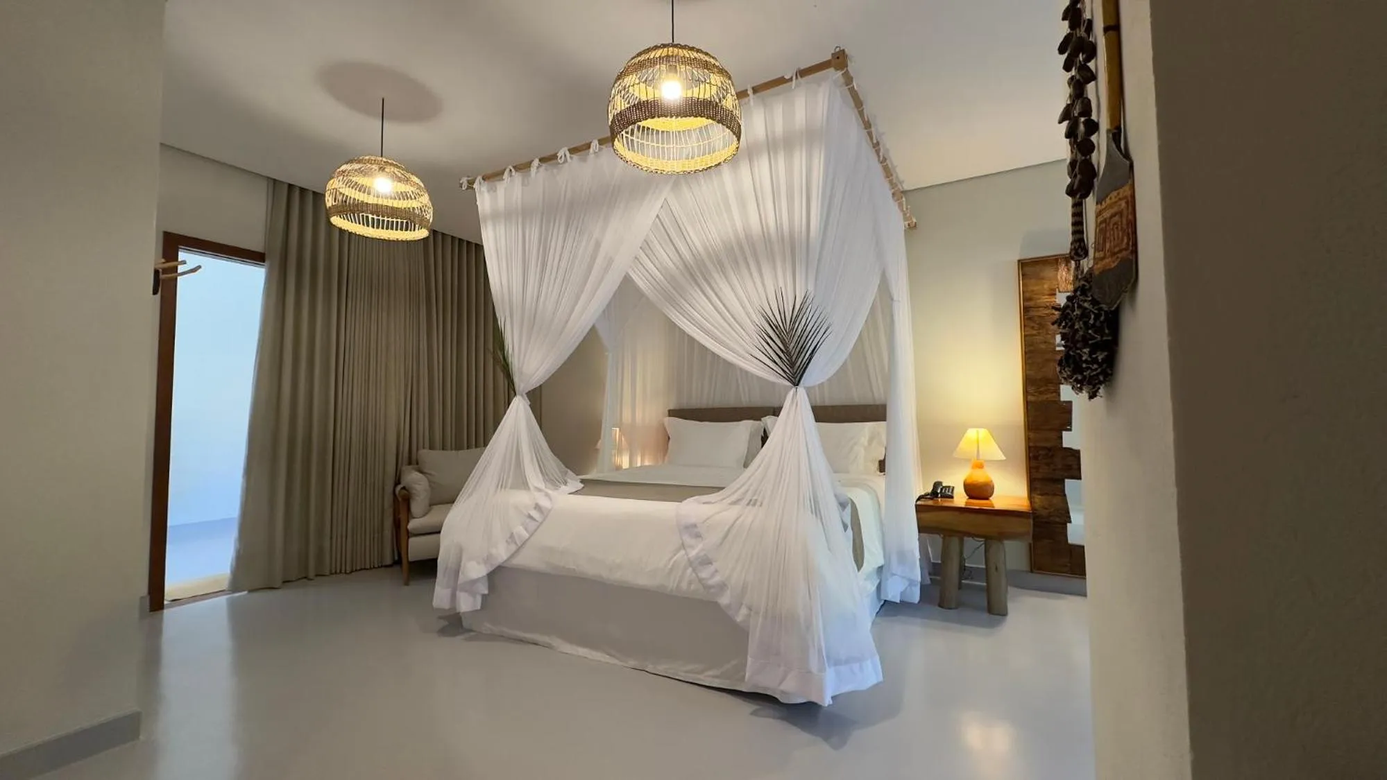 Bed in Aysú Trancoso Boutique Hotel