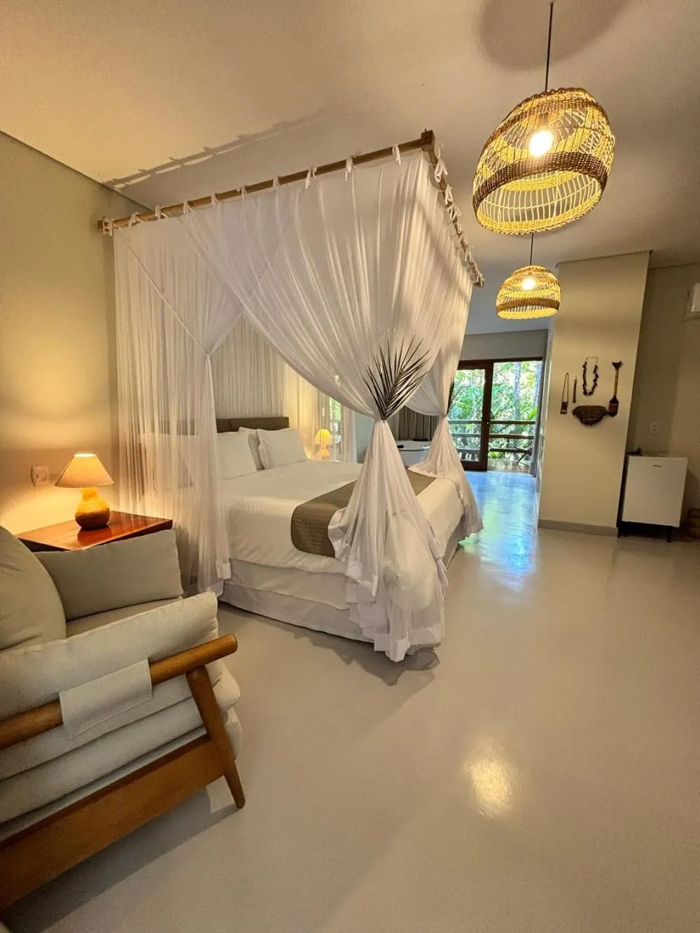 Bed in Aysú Trancoso Boutique Hotel