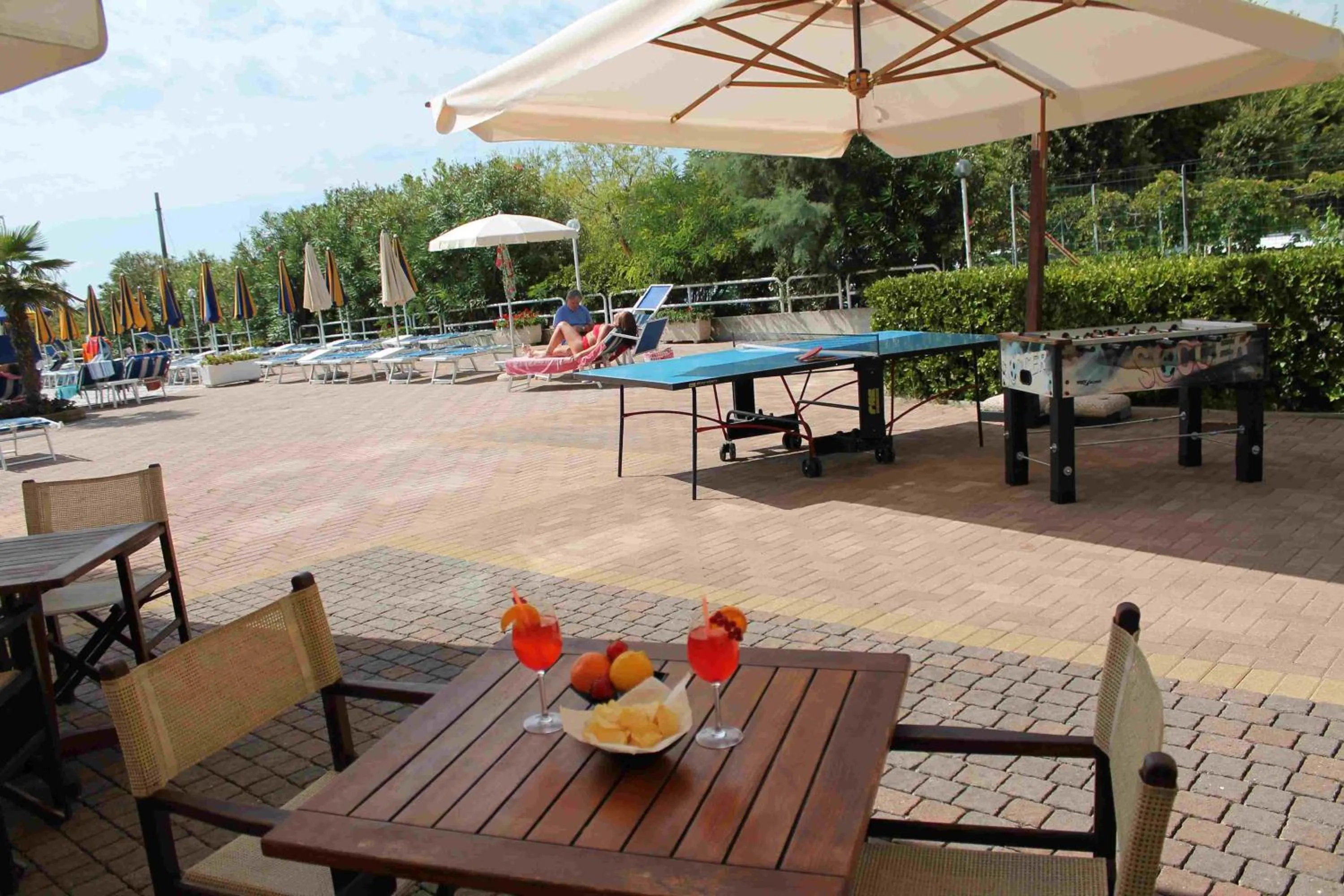 Patio in Hotel Bellevue