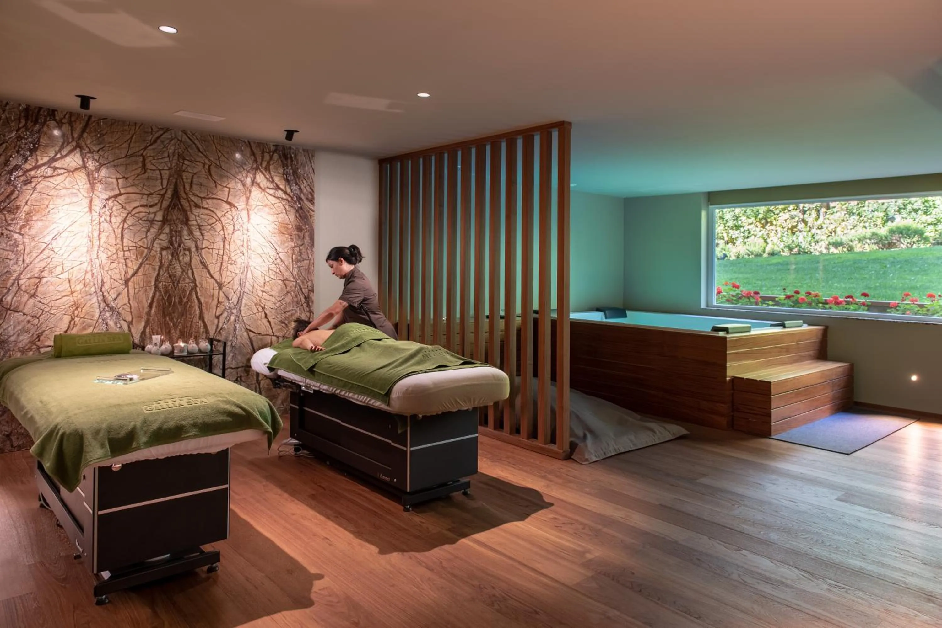 Spa and wellness centre/facilities, Bed in Gallia Palace Hotel - Relais & Châteaux