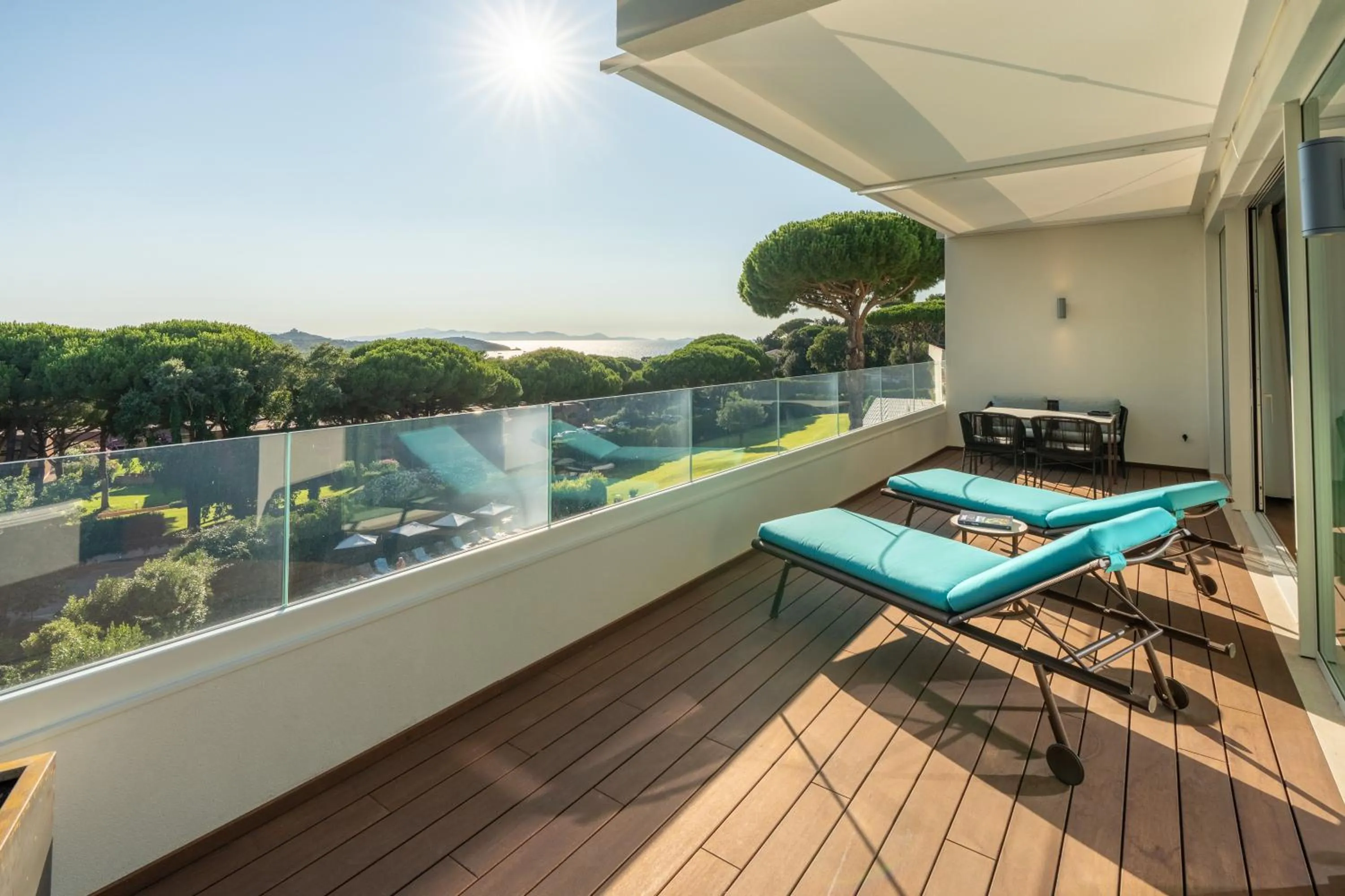 Balcony/Terrace in Gallia Palace Hotel - Relais & Châteaux
