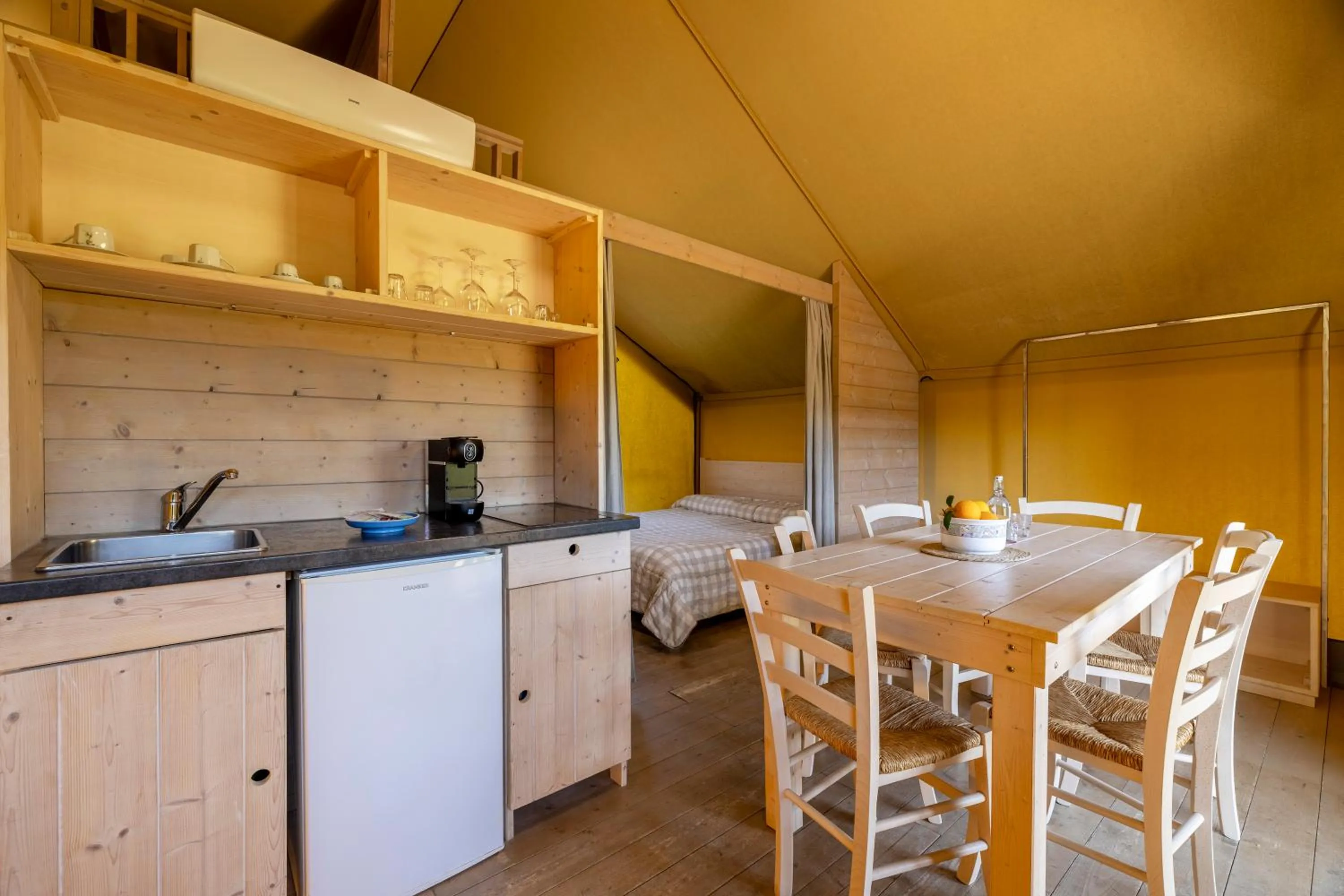 Kitchen or kitchenette in Agriturismo Vultaggio