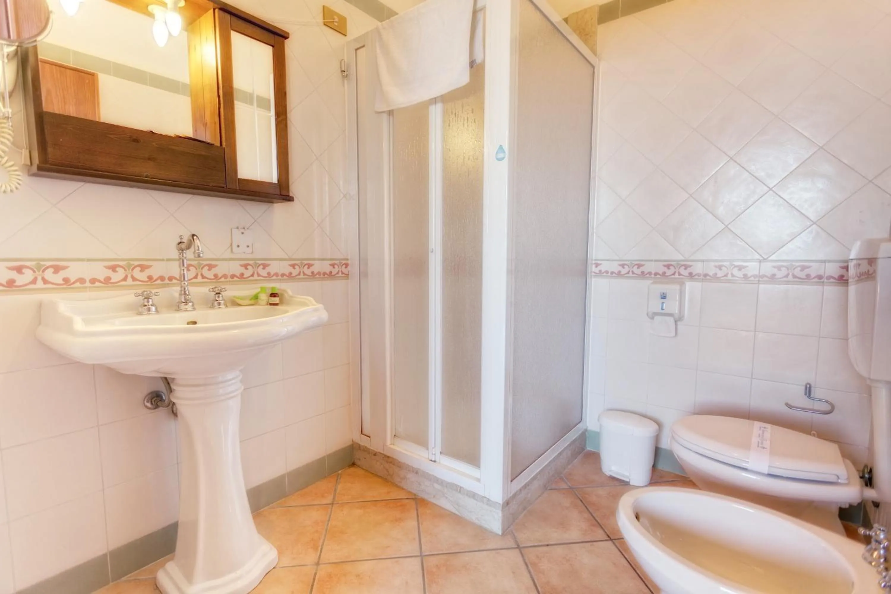 Bathroom in Agriturismo Vultaggio